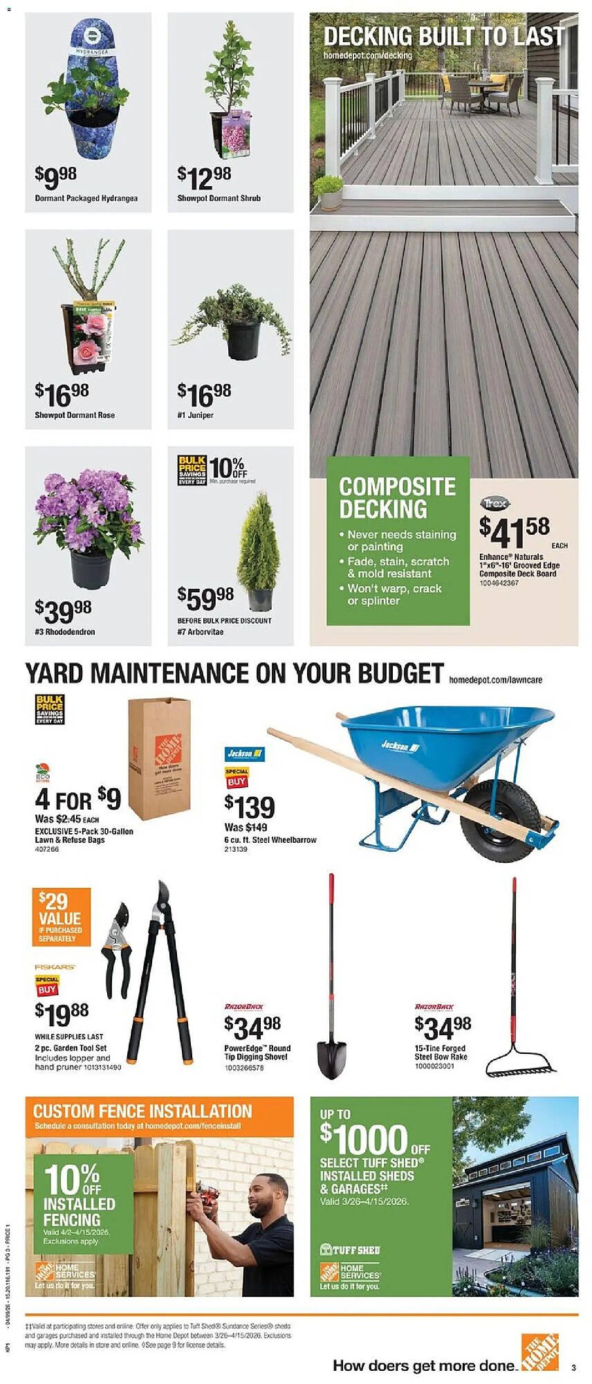 The Home Depot flyer