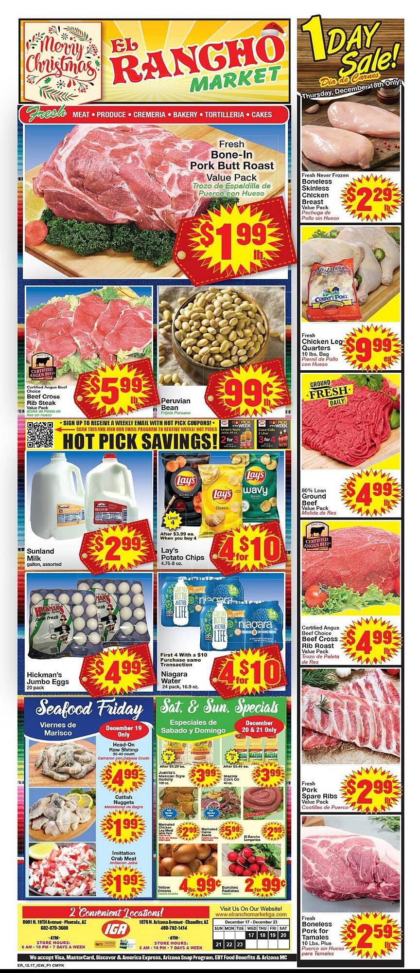 Supermercado El Rancho weekly ad