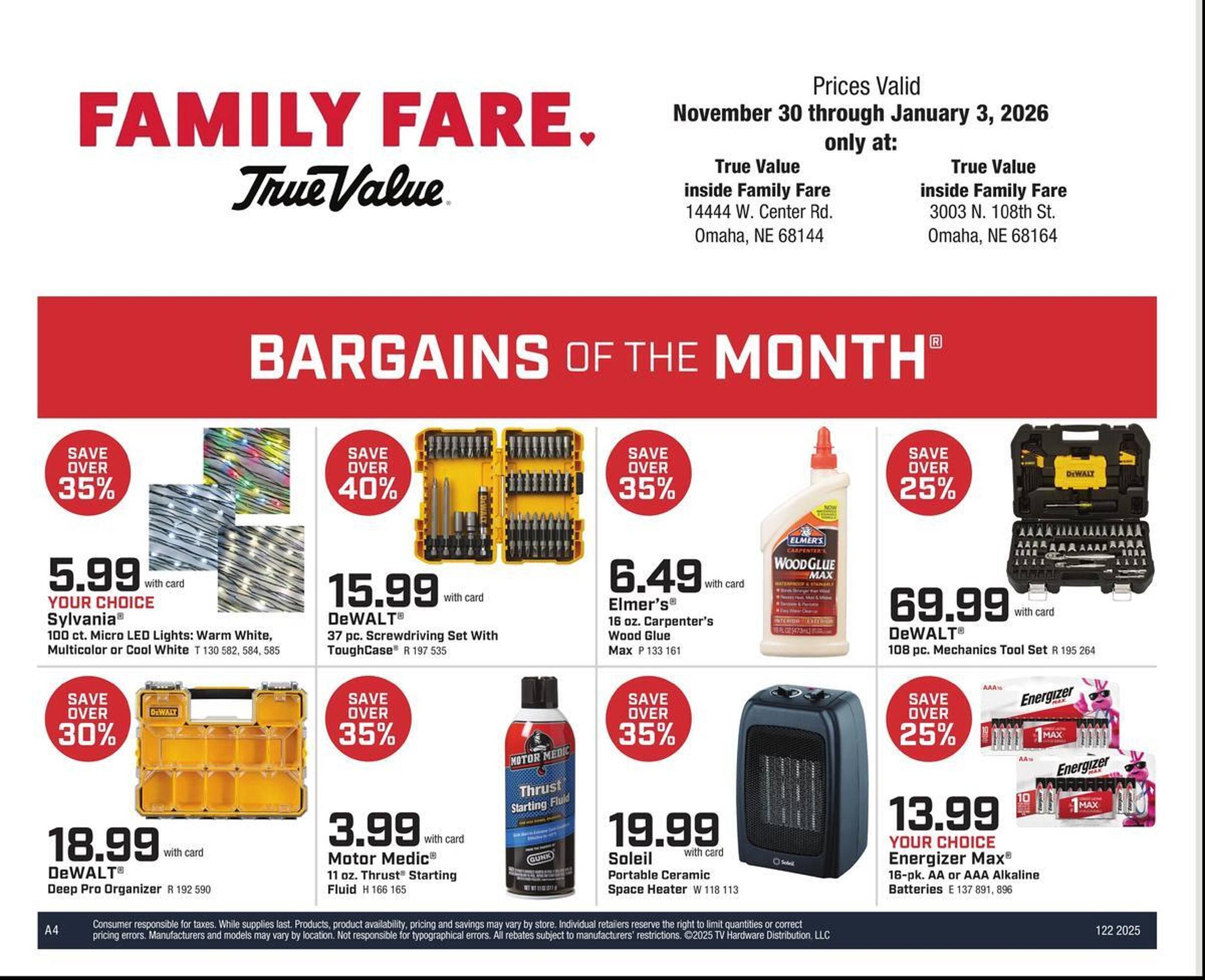 Family Fare weekly ad