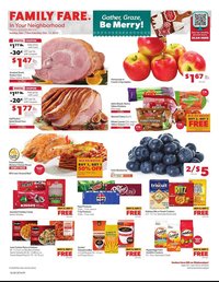 Family Fare weekly ad