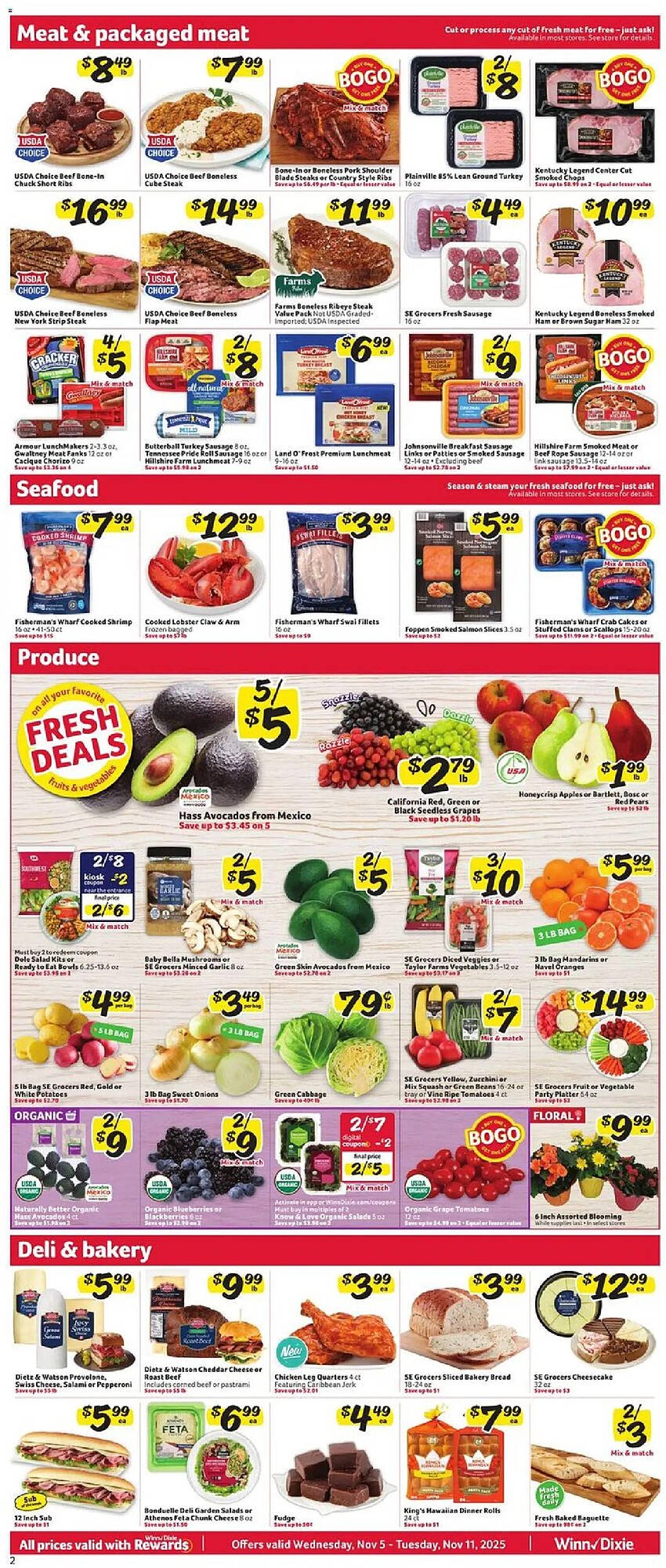 Winn Dixie weekly ad (2025-11-05 - 2025-11-12) | 2