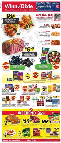 Winn Dixie weekly ad (2025-11-05 - 2025-11-12)