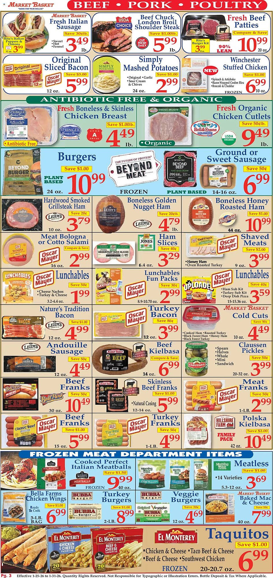Market Basket weekly ad