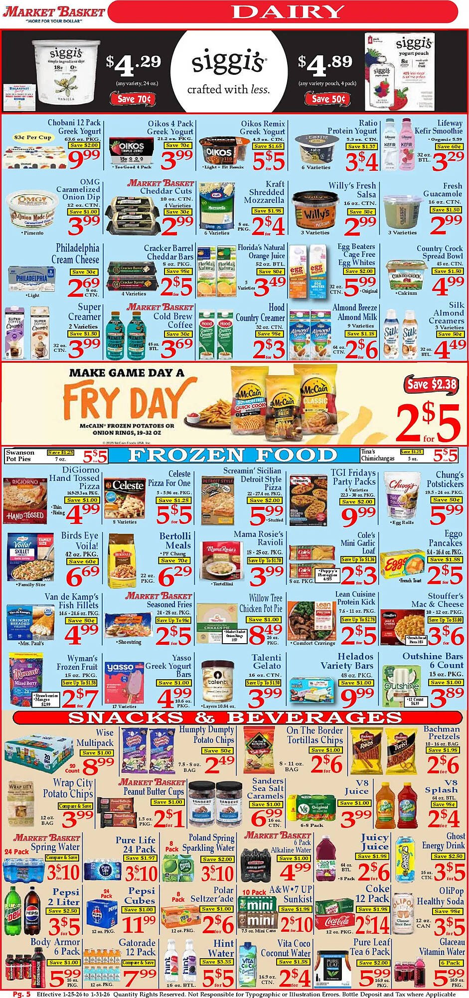 Market Basket weekly ad