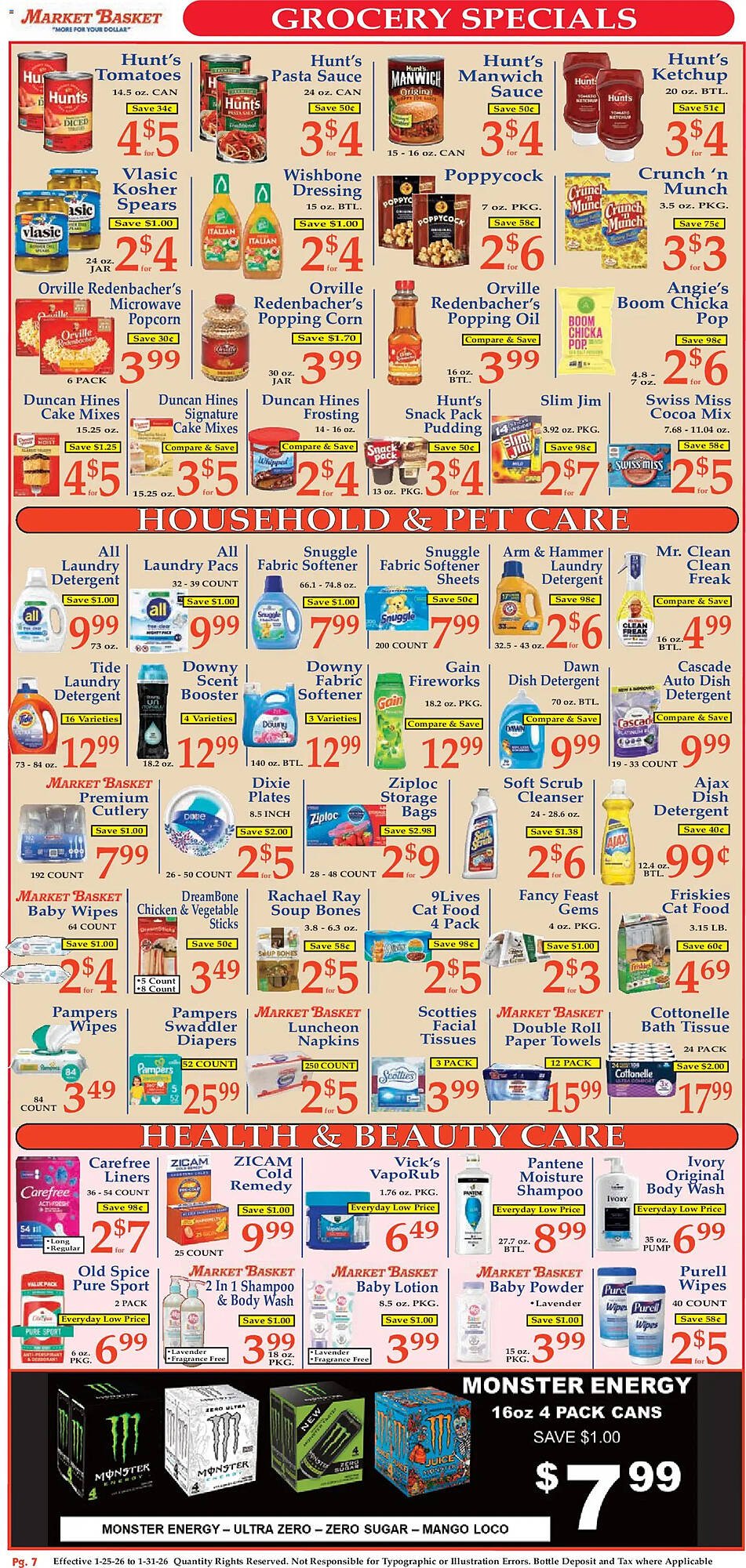 Market Basket weekly ad