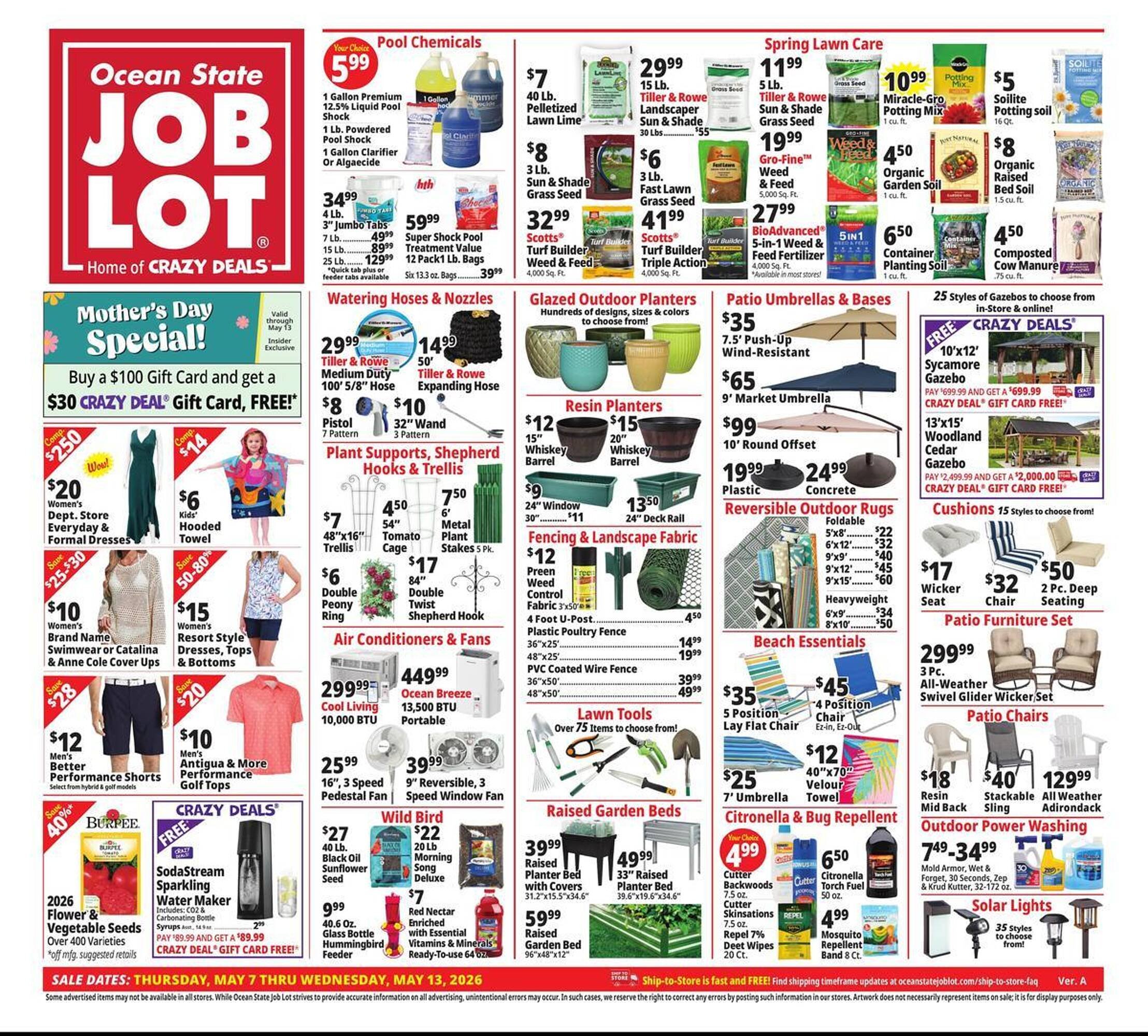 Ocean State Job Lot flyer