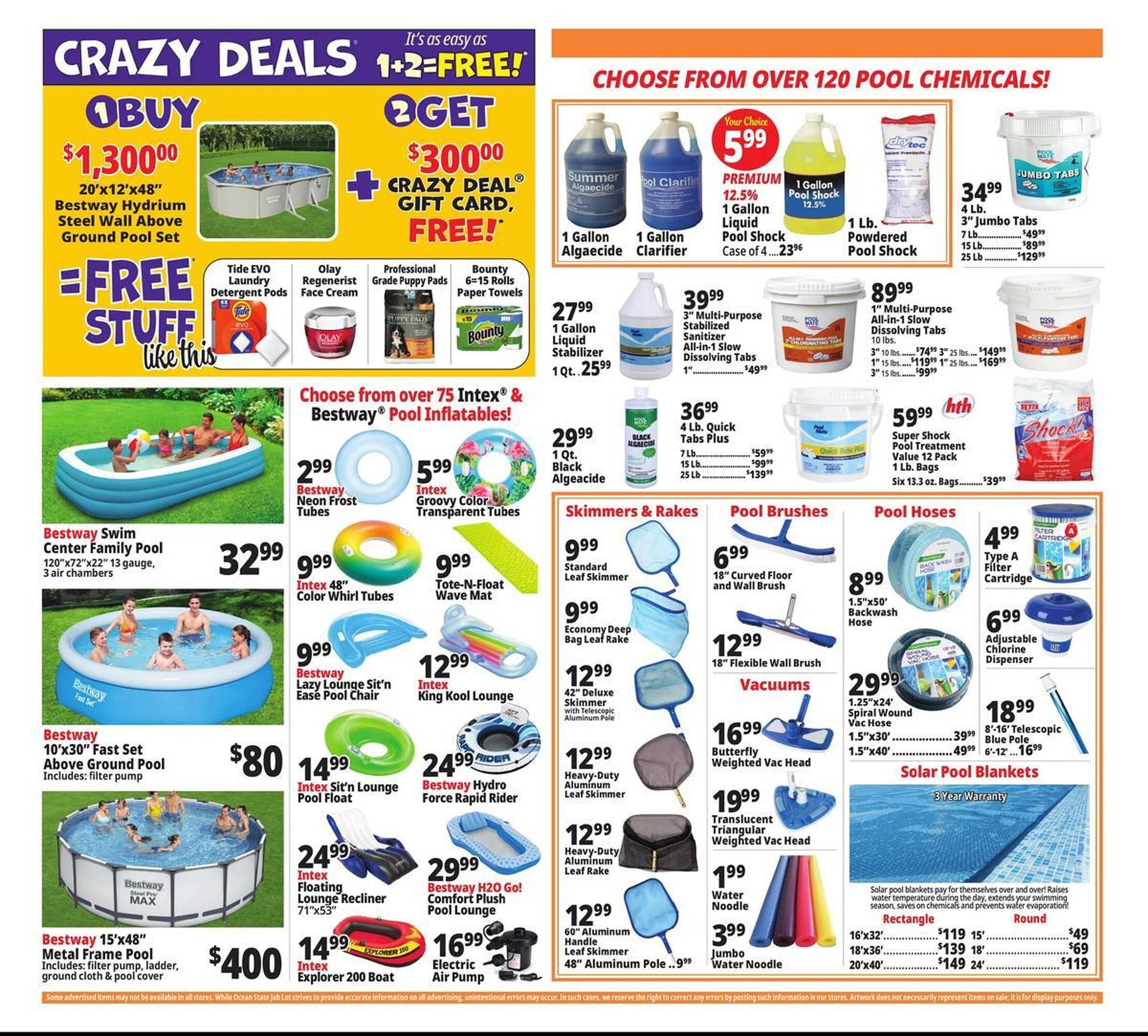 Ocean State Job Lot flyer