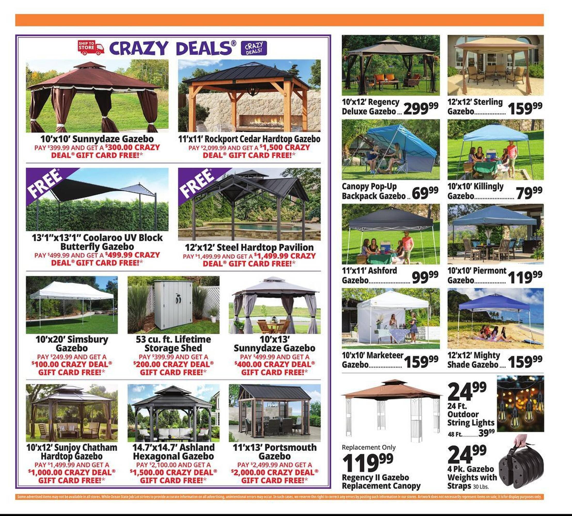 Ocean State Job Lot flyer