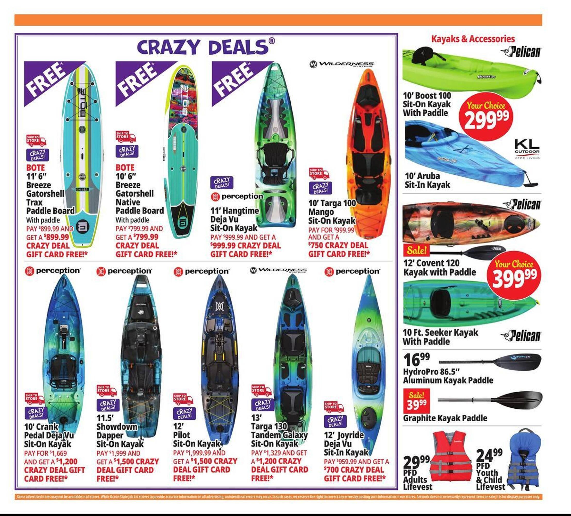 Ocean State Job Lot flyer