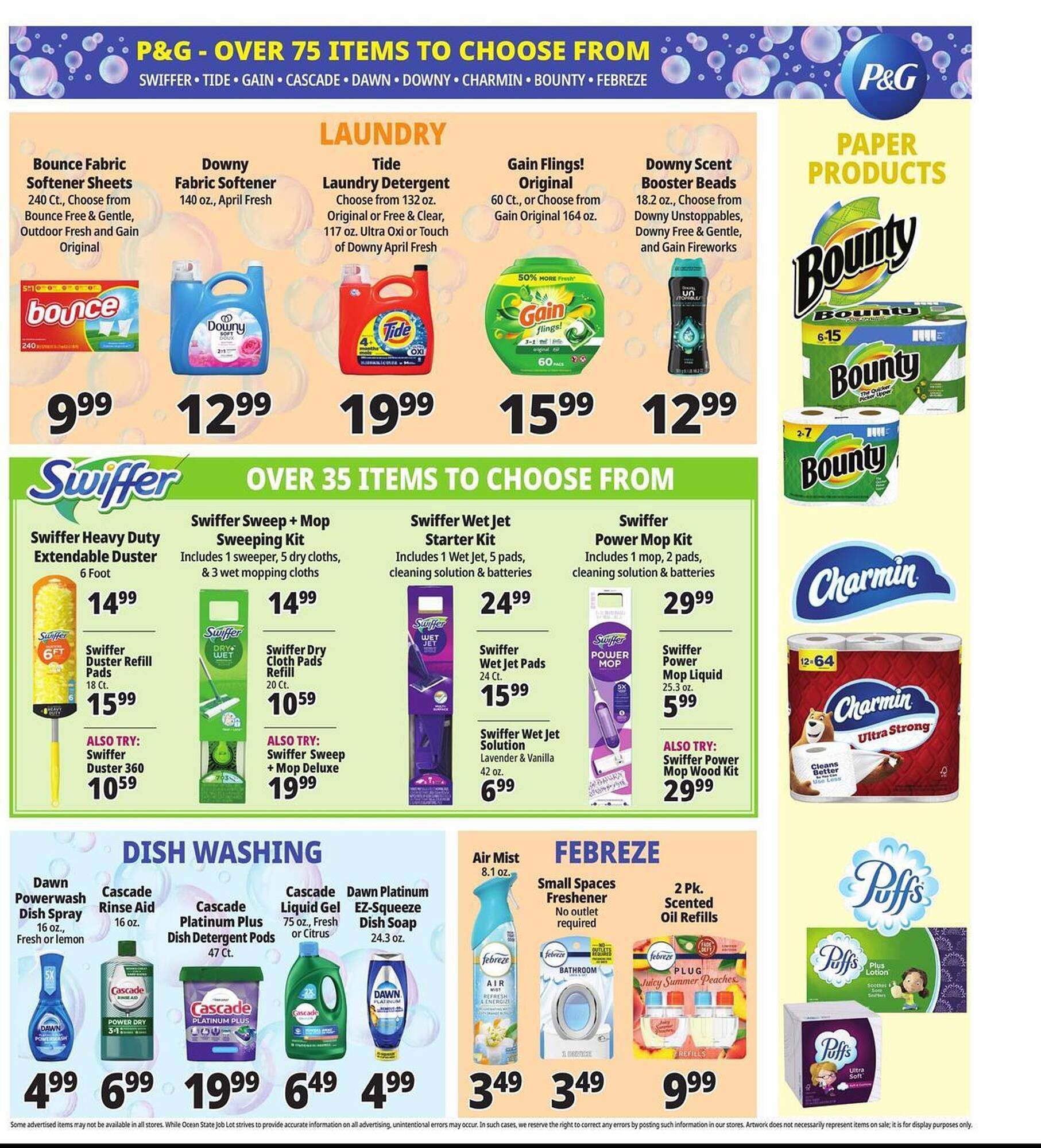 Ocean State Job Lot flyer
