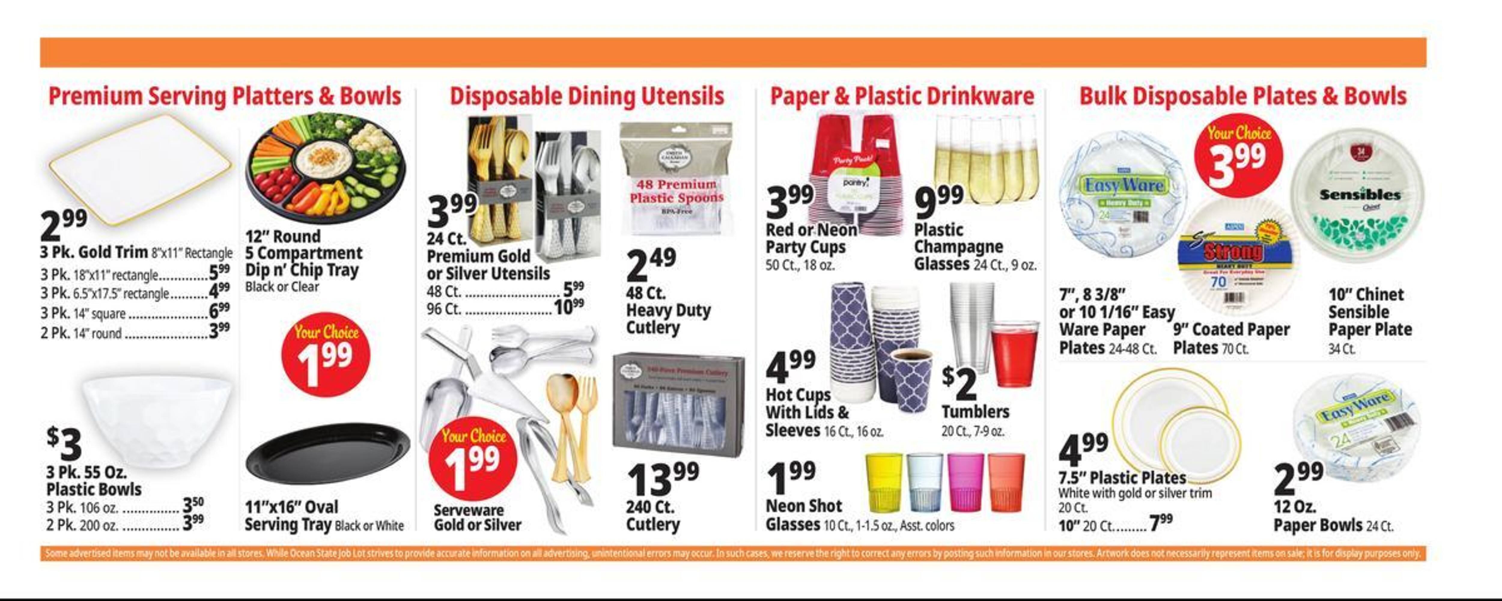 Ocean State Job Lot flyer