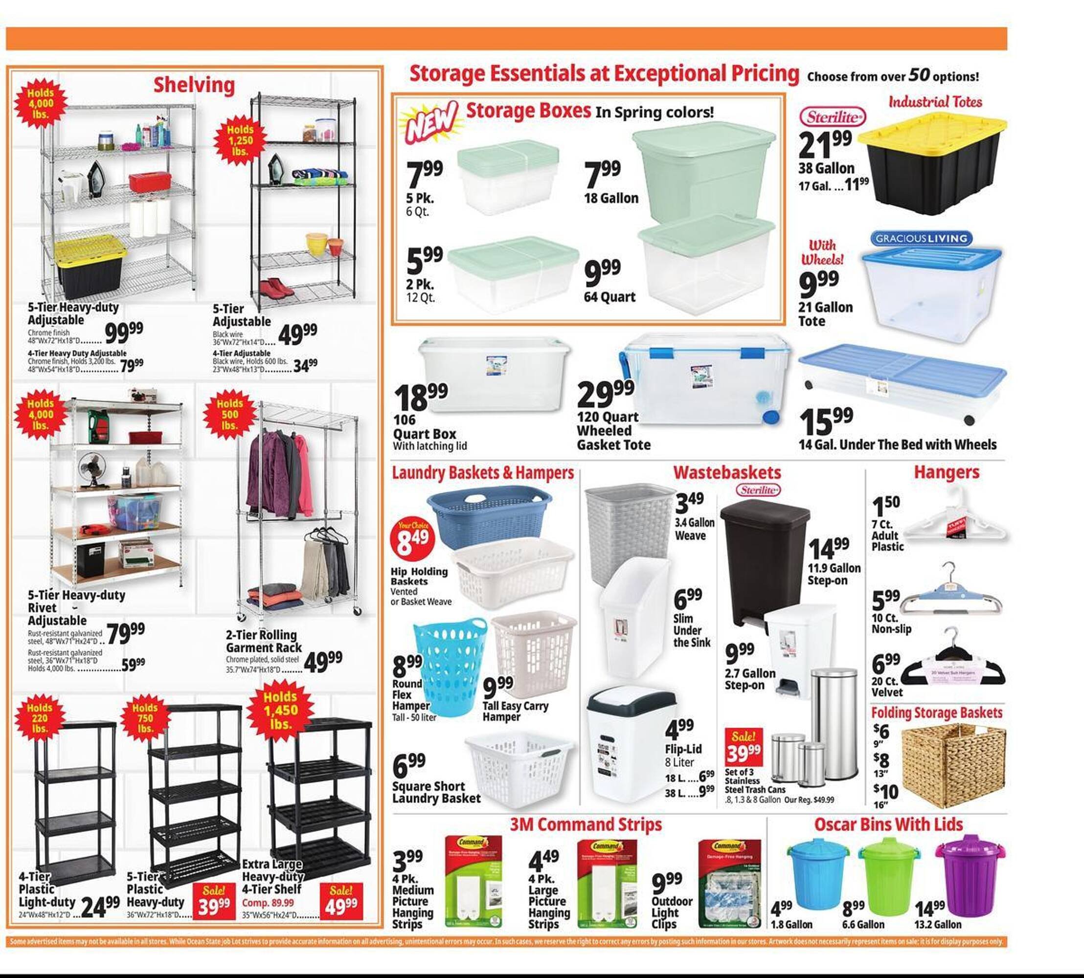 Ocean State Job Lot flyer