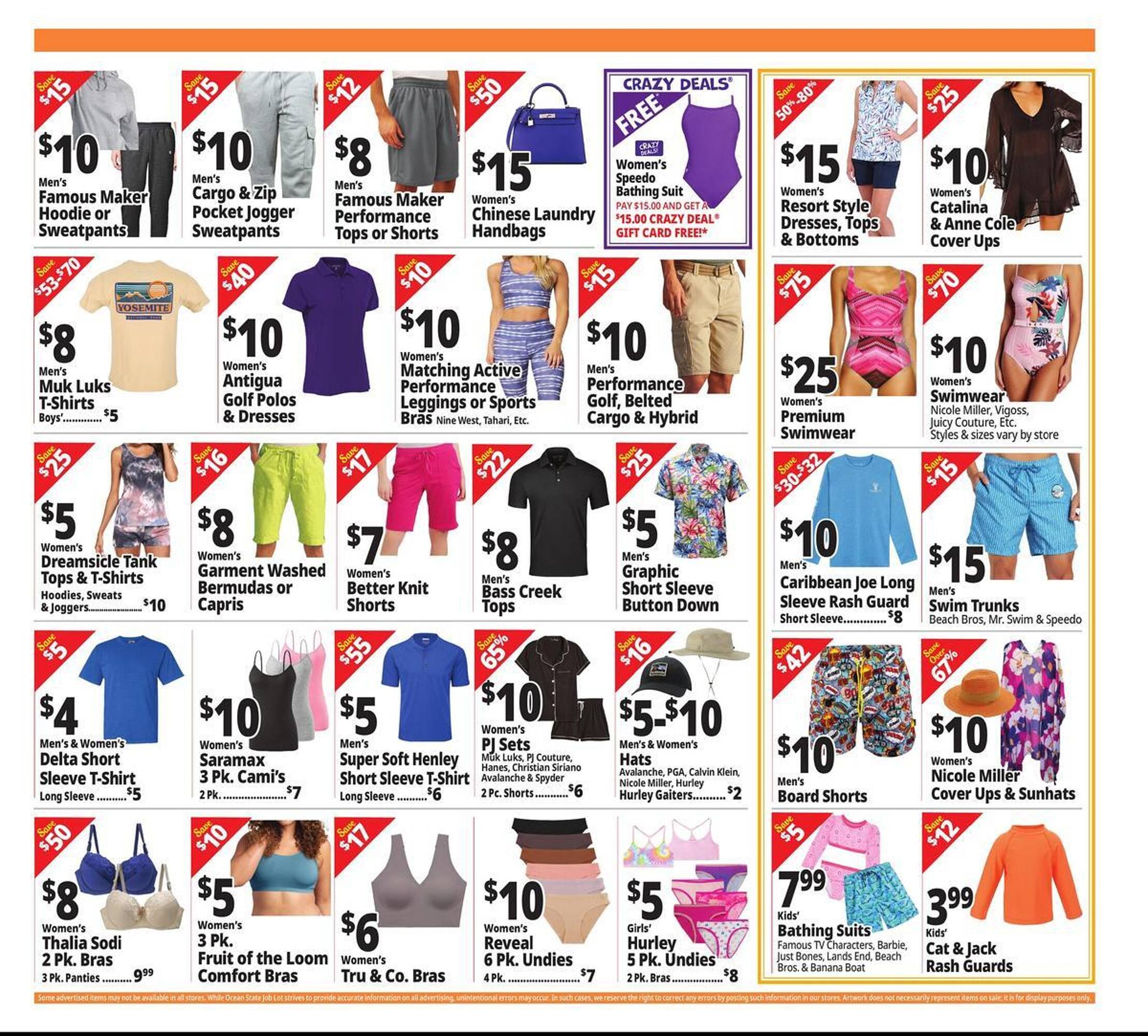 Ocean State Job Lot flyer