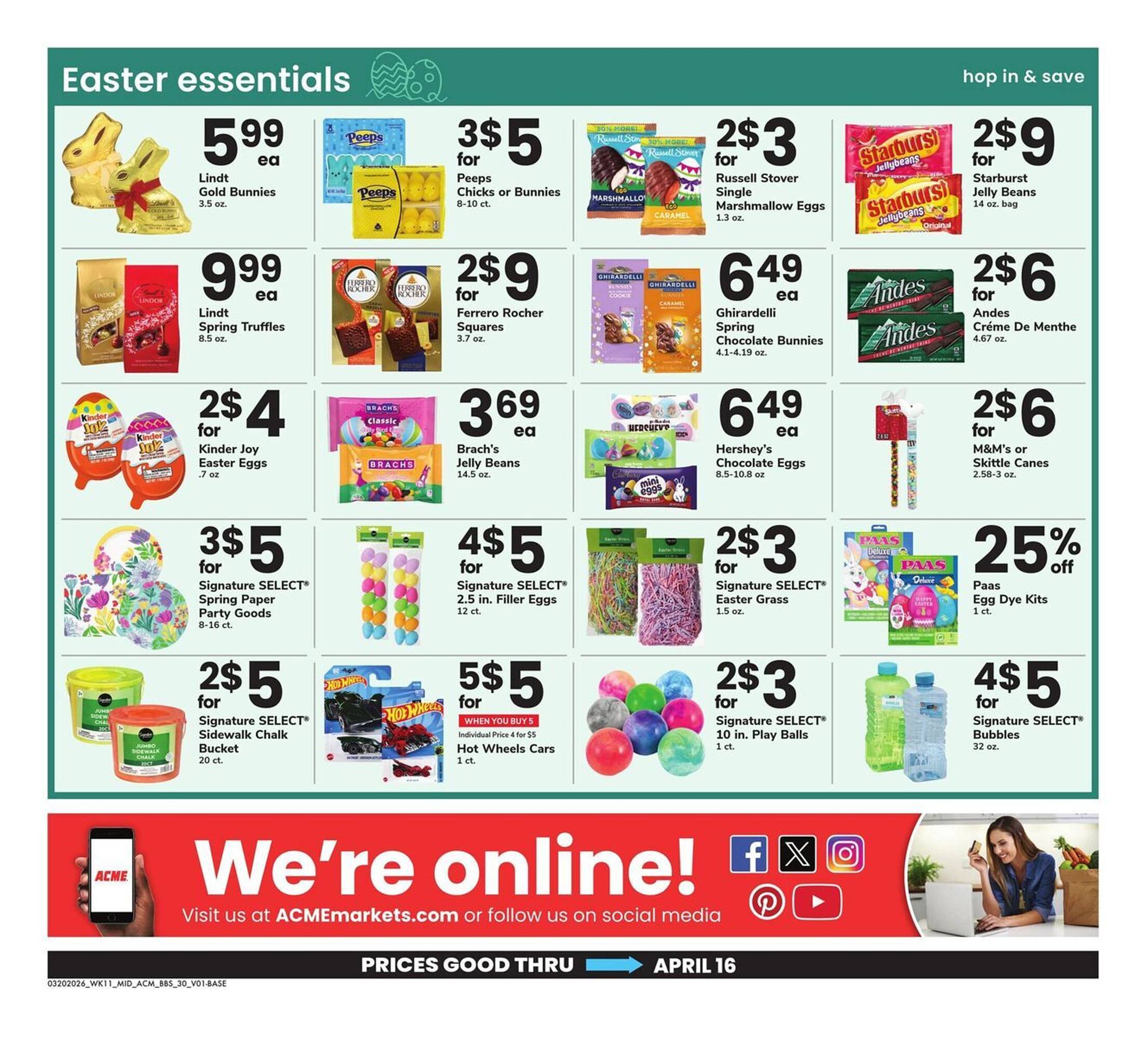 ACME weekly ad