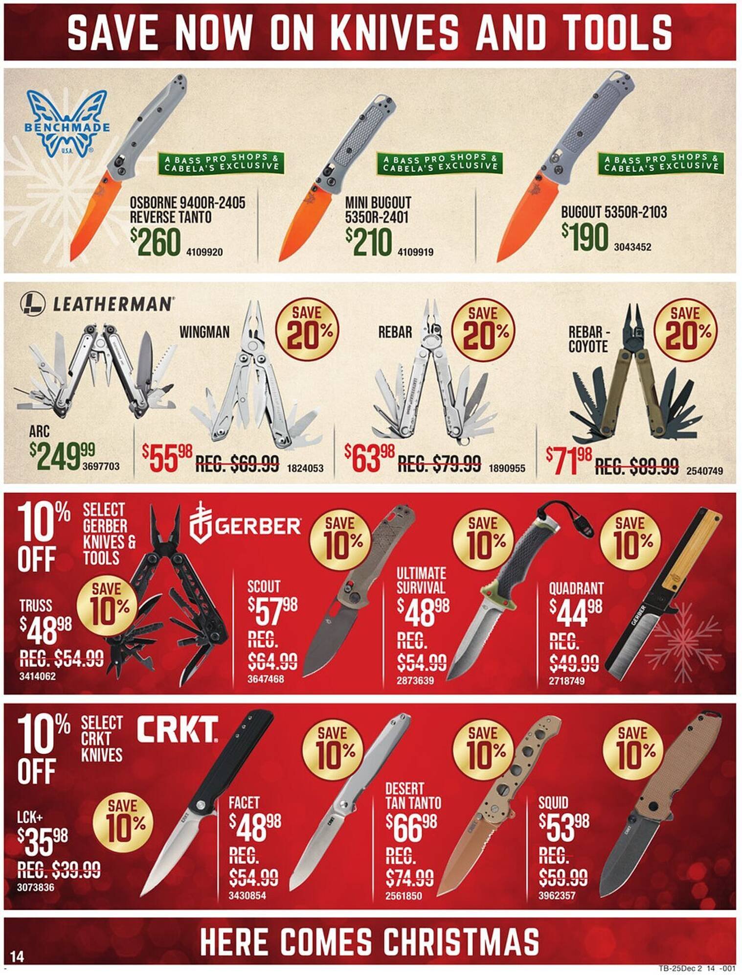 Cabela&#039;s weekly ad (2025-12-11 - 2025-12-25) | 14