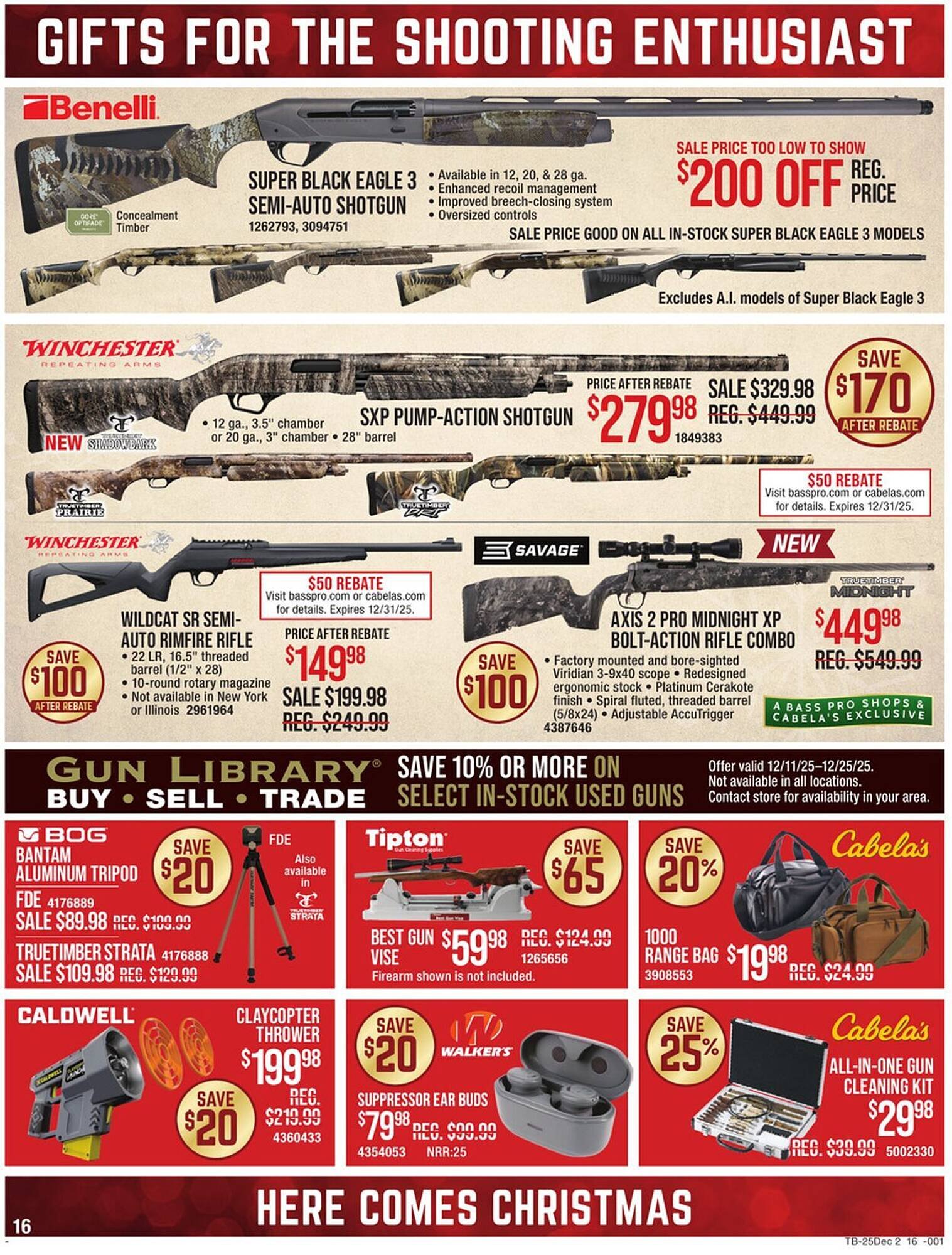 Cabela&#039;s weekly ad (2025-12-11 - 2025-12-25) | 16