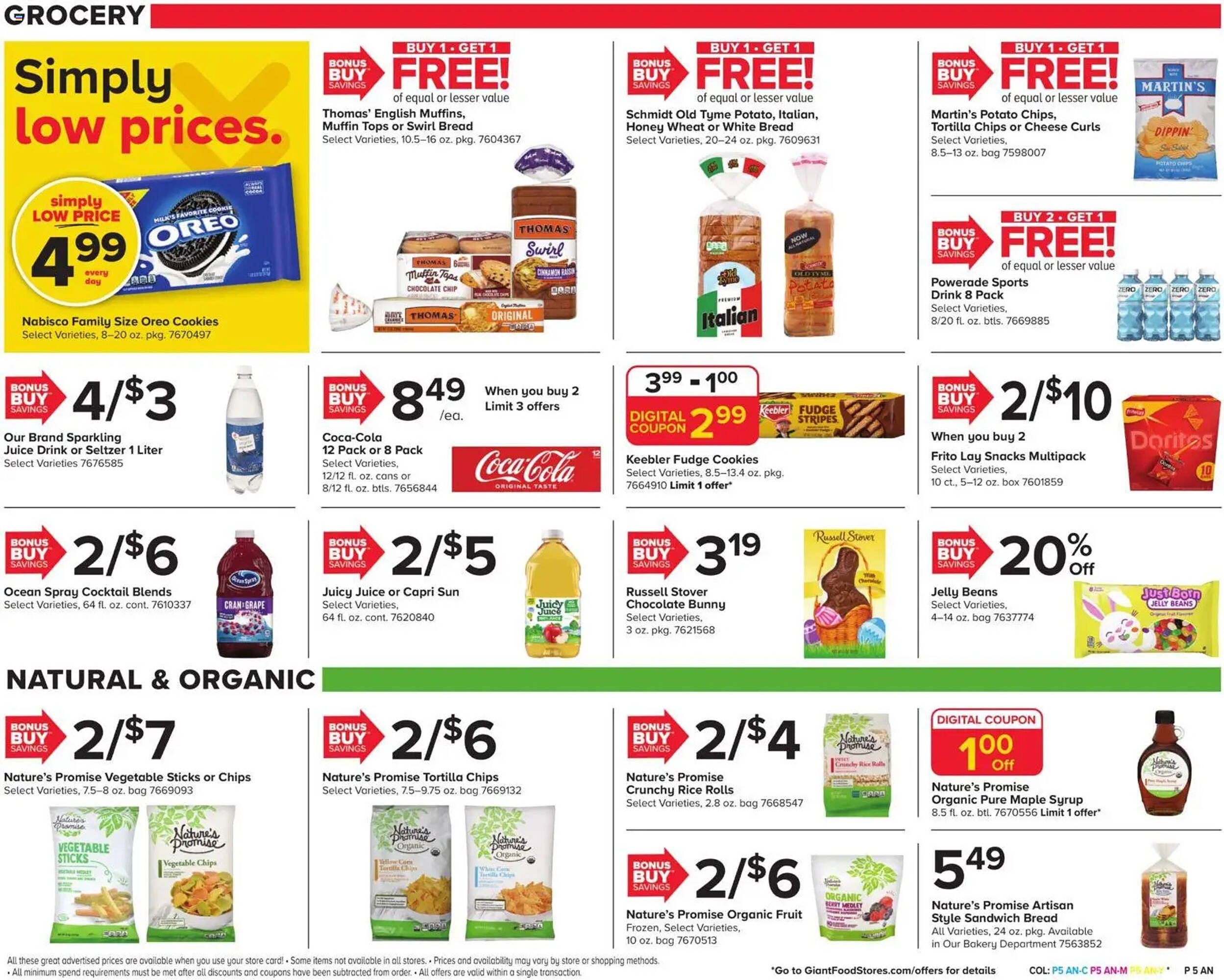 GIANT weekly ad