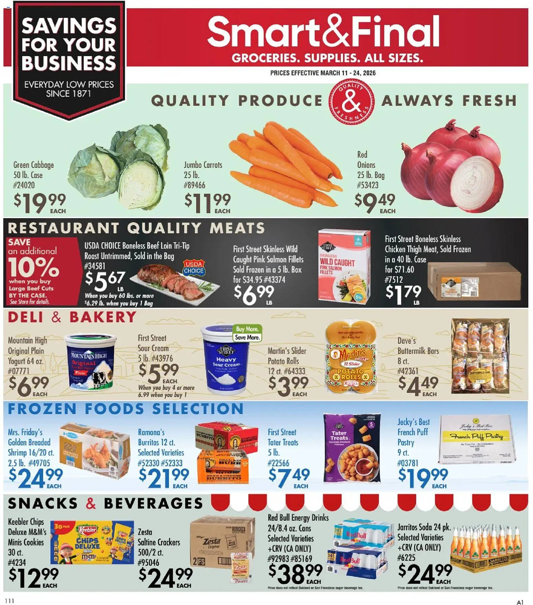 Smart &amp; Final weekly ad