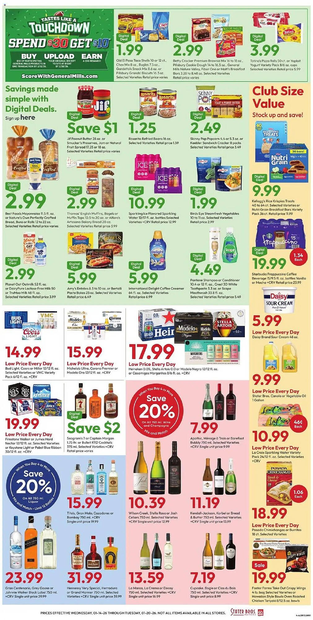 Stater Bros weekly ad