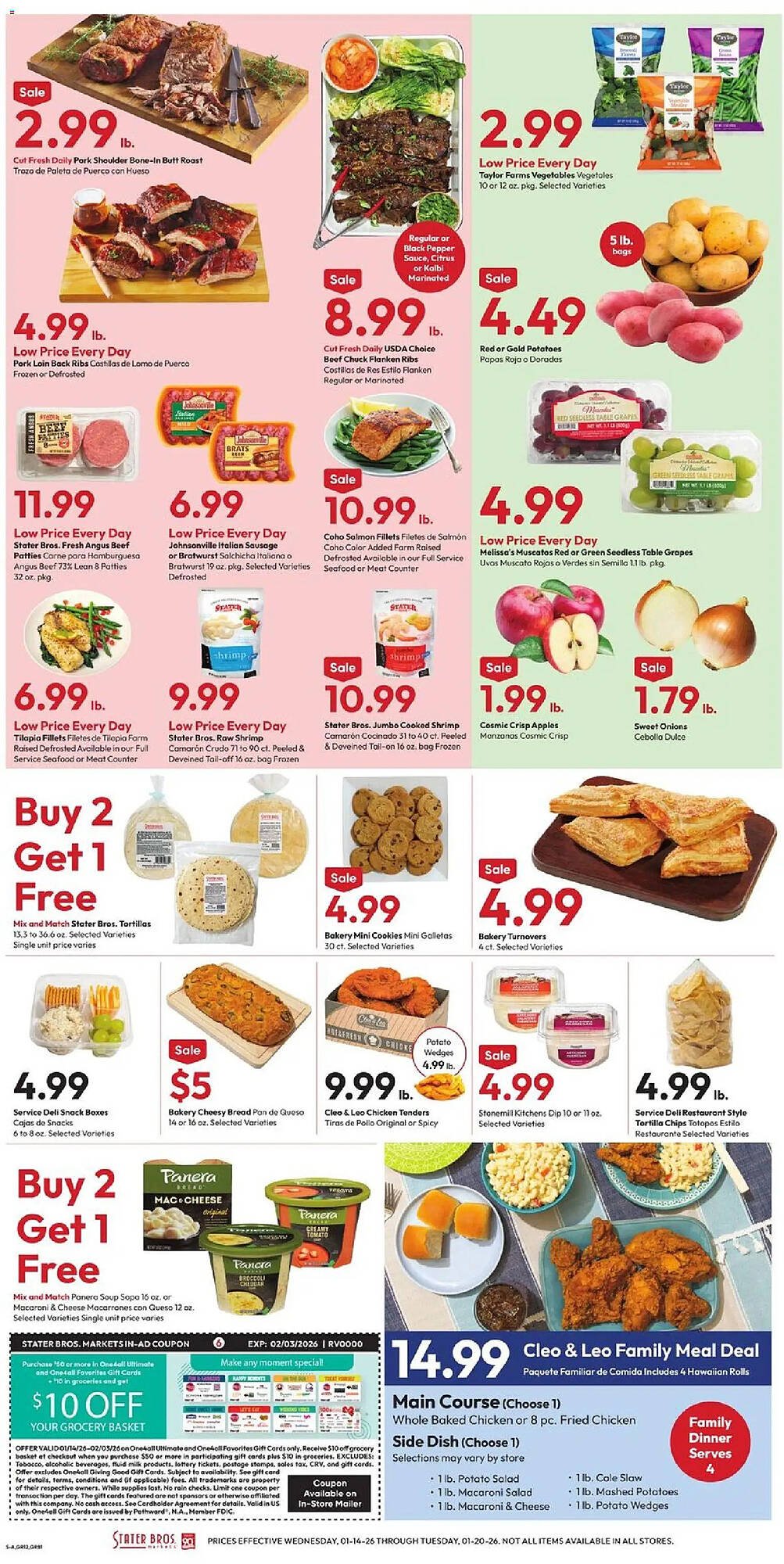 Stater Bros weekly ad