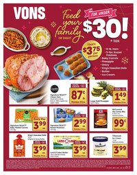 Vons weekly ad