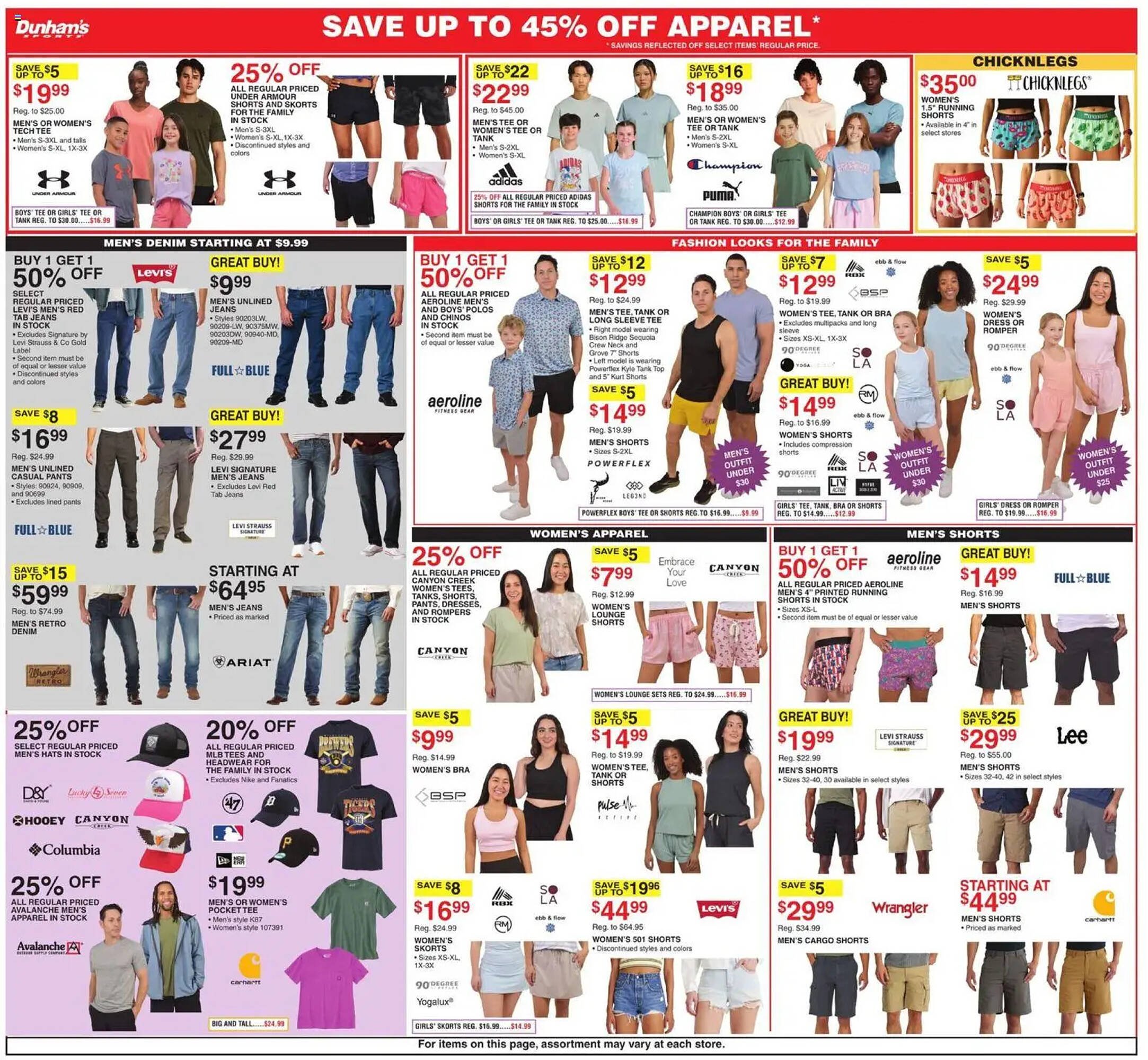 Dunham's Sports weekly ad