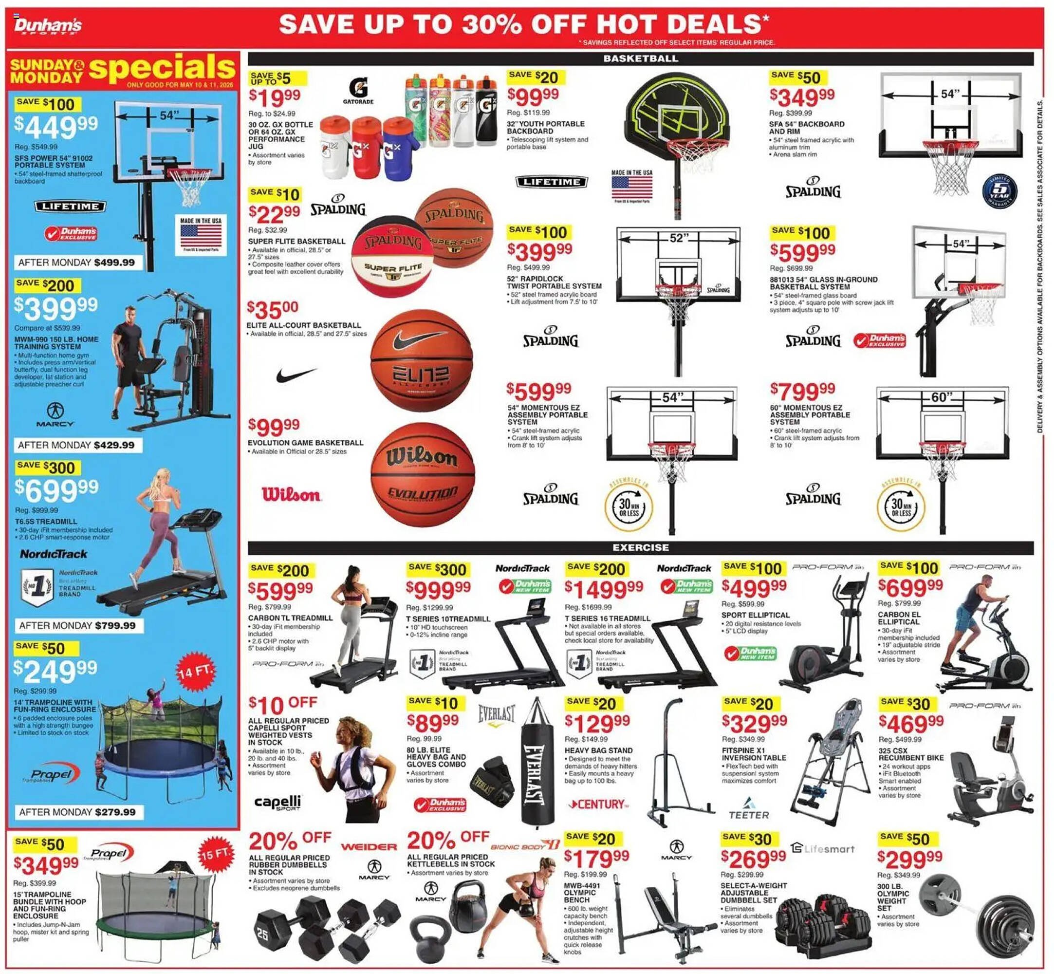 Dunham's Sports weekly ad