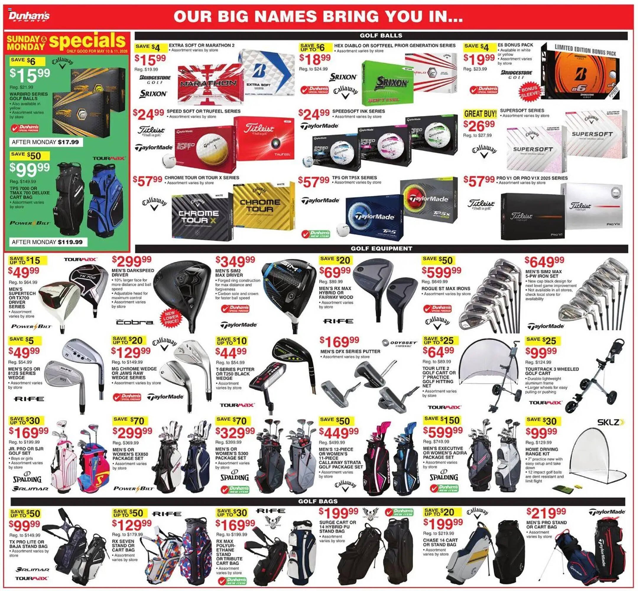 Dunham's Sports weekly ad