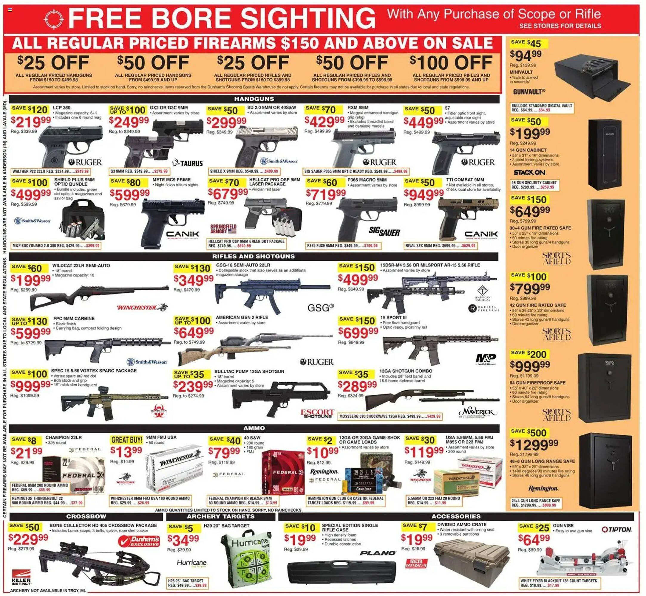 Dunham's Sports weekly ad