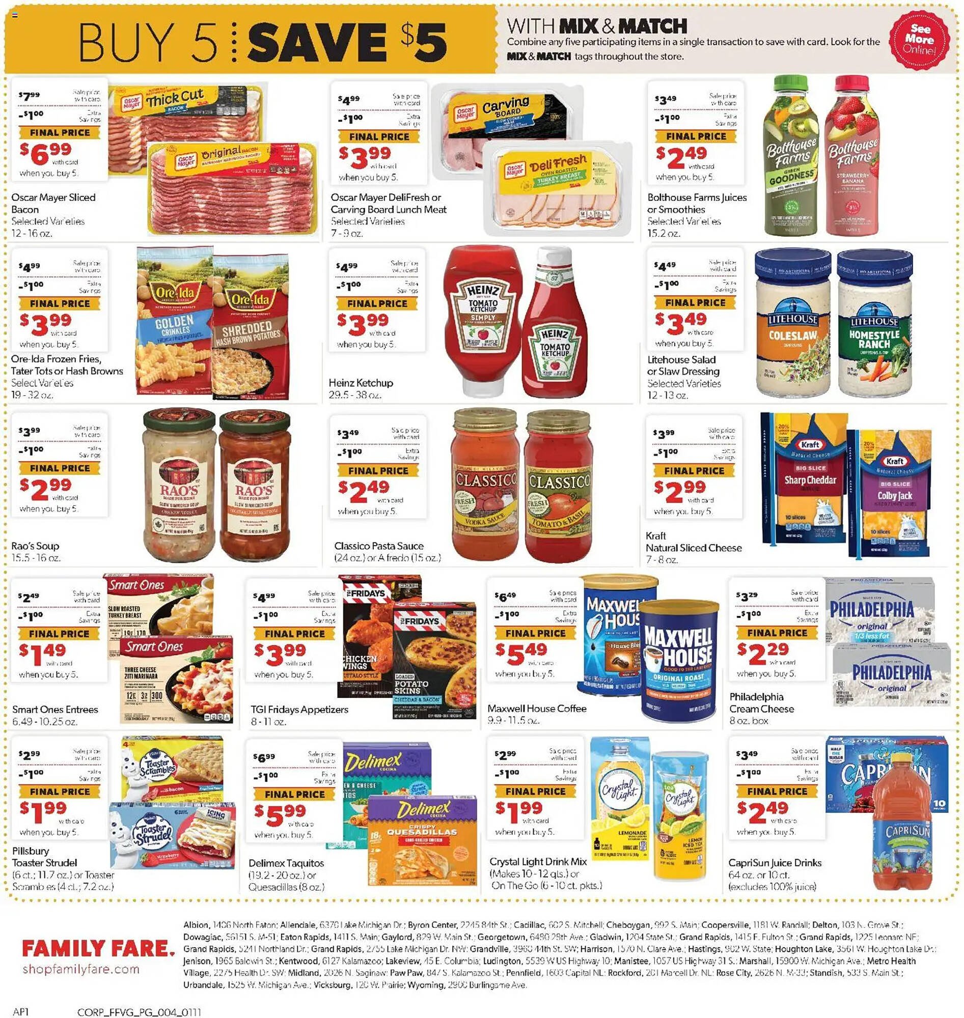 Family Fare weekly ad