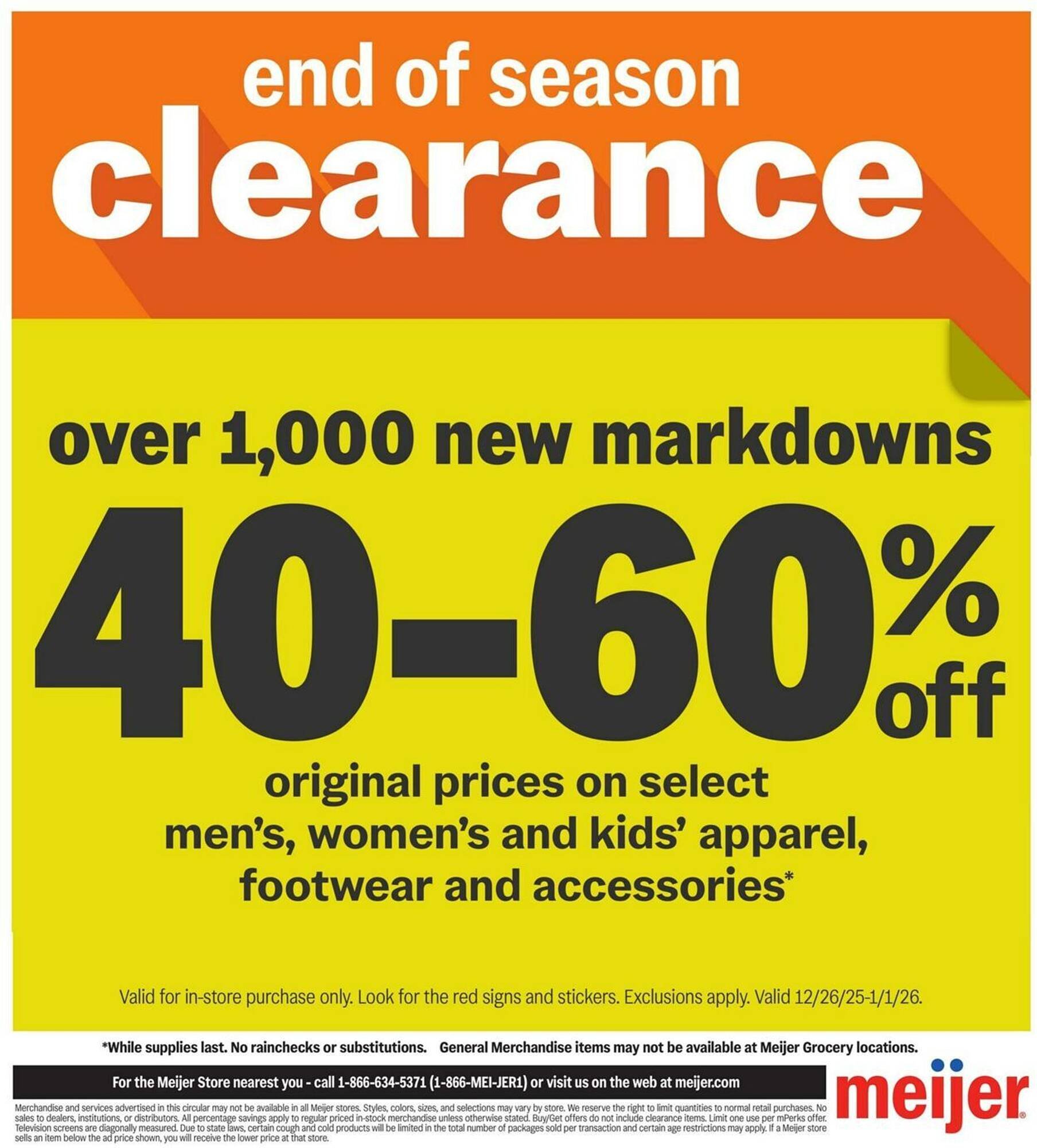 Meijer weekly ad
