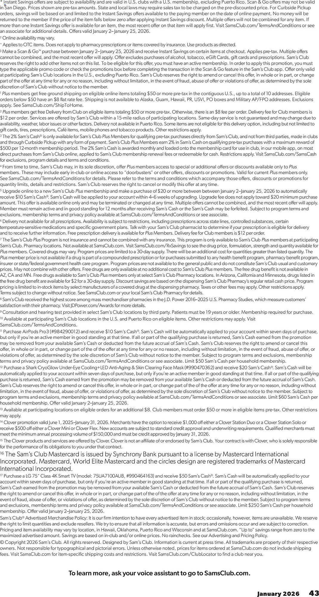 Sam's Club weekly ad