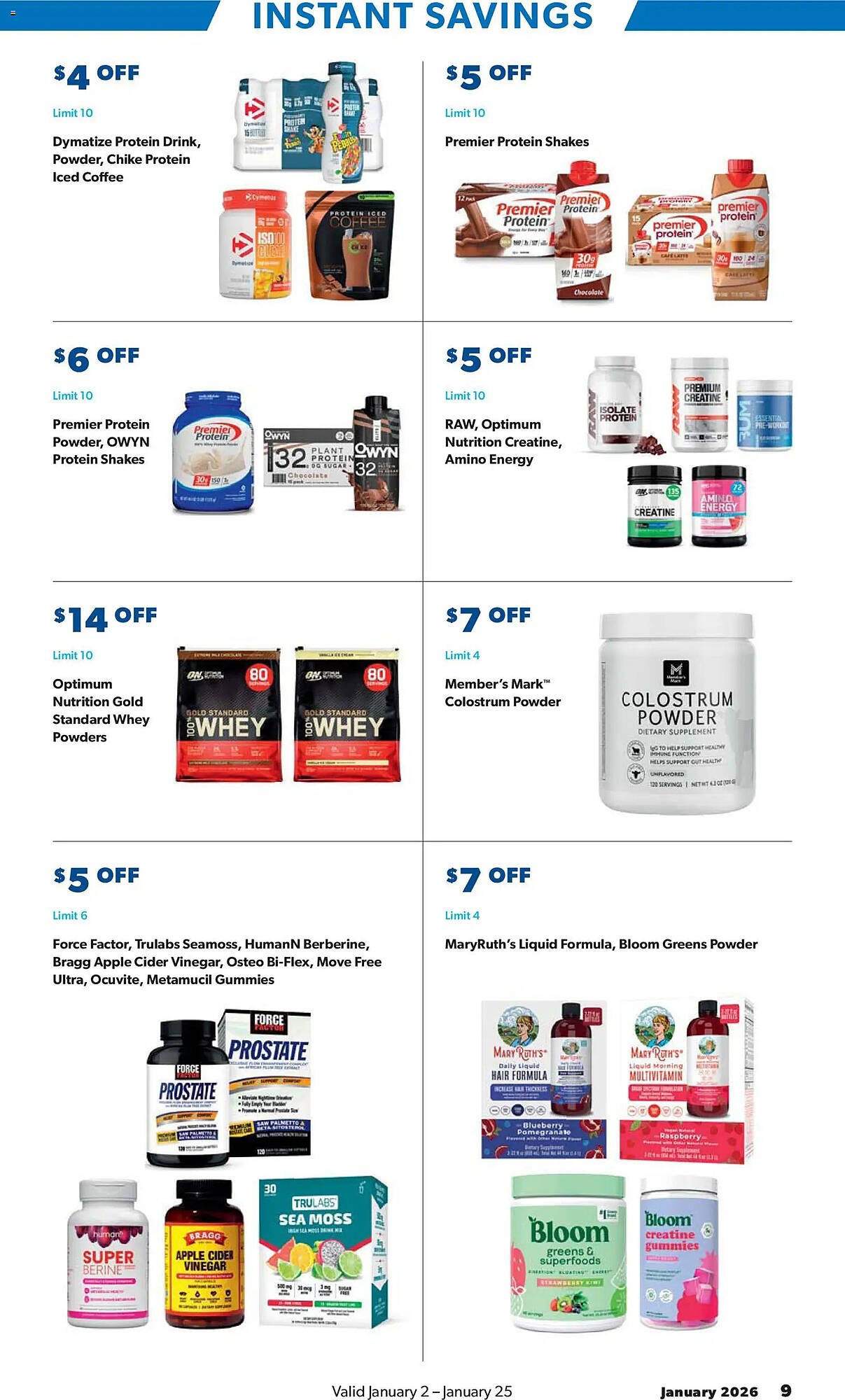 Sam's Club weekly ad