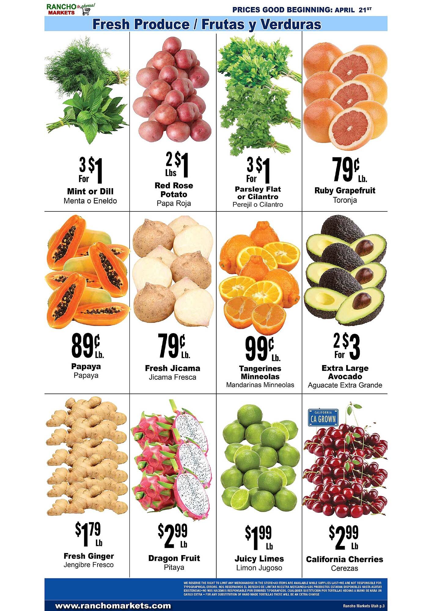 Rancho Markets weekly ad