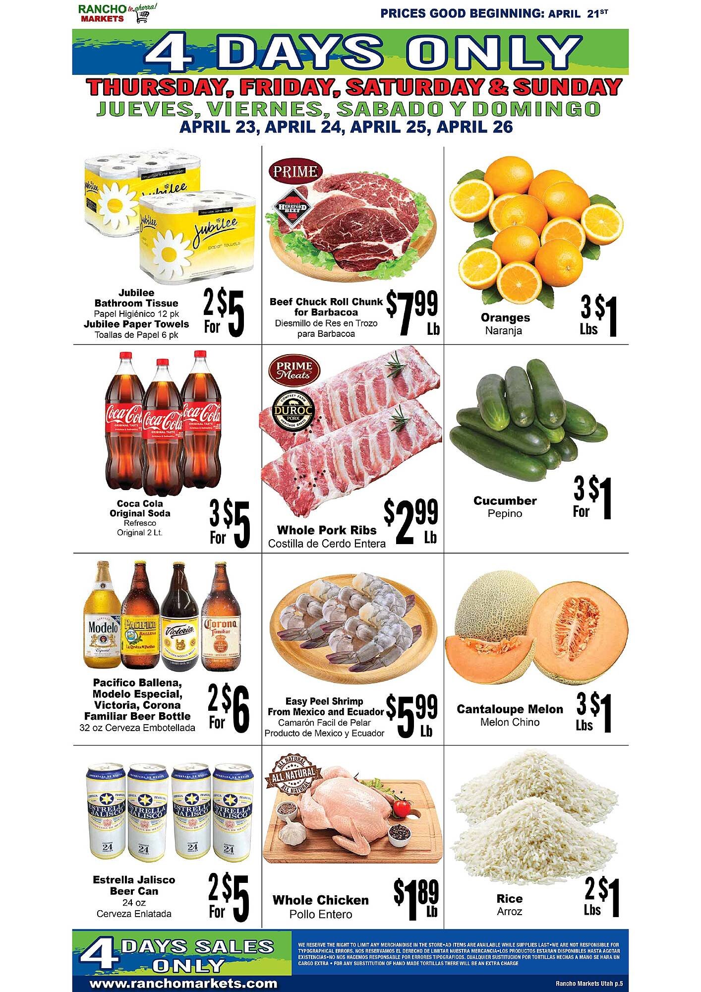 Rancho Markets weekly ad