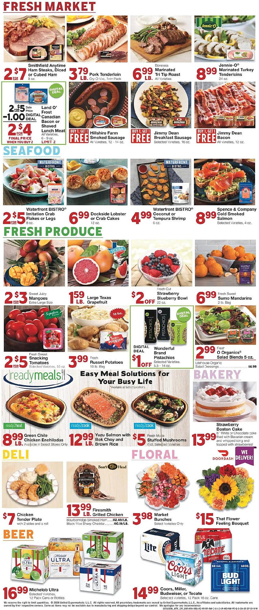 United Supermarkets weekly ad
