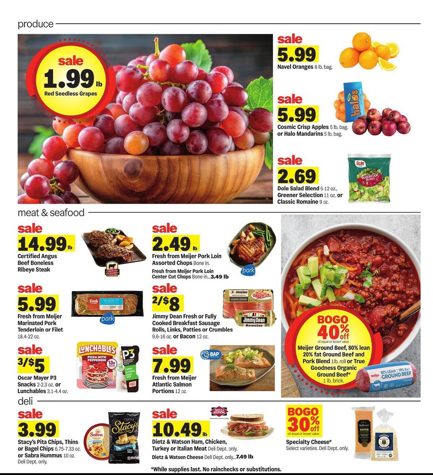 Meijer weekly ad