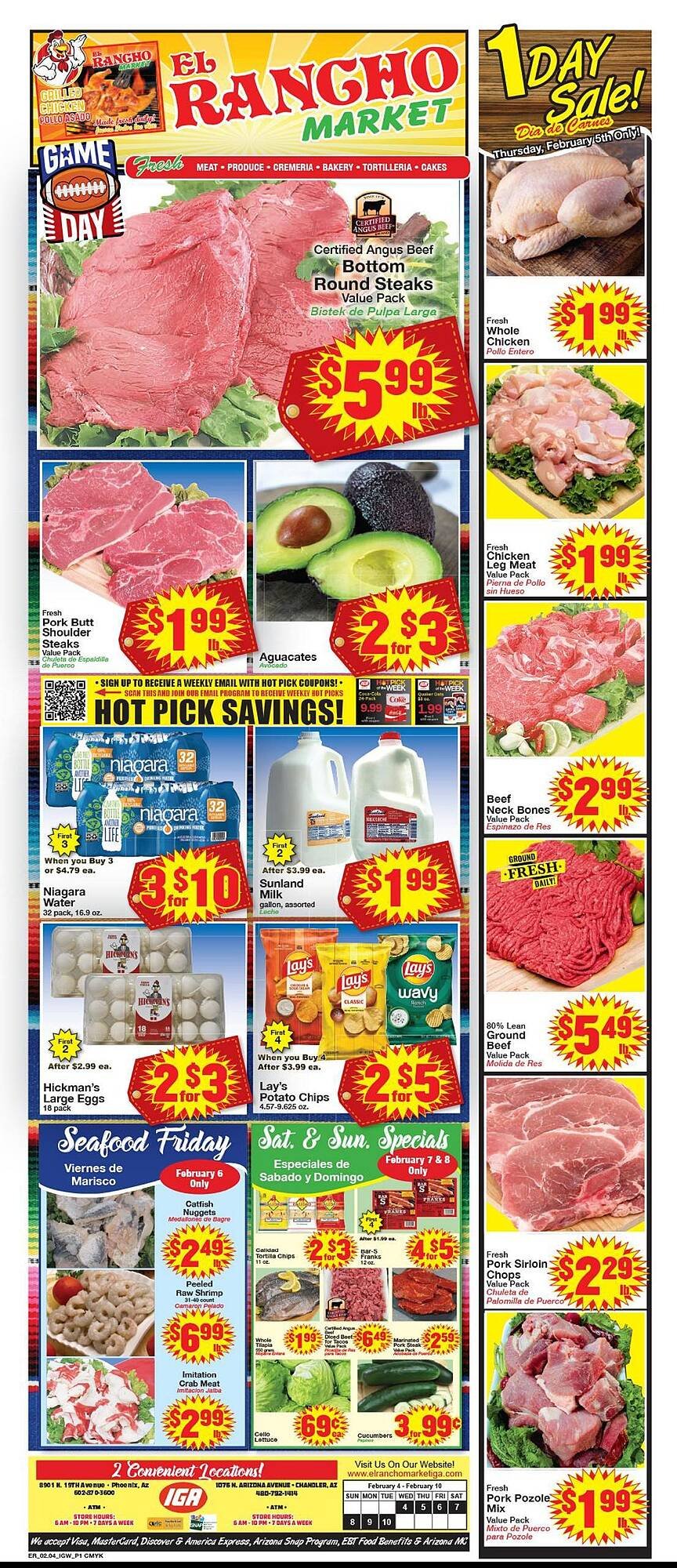 Supermercado El Rancho weekly ad