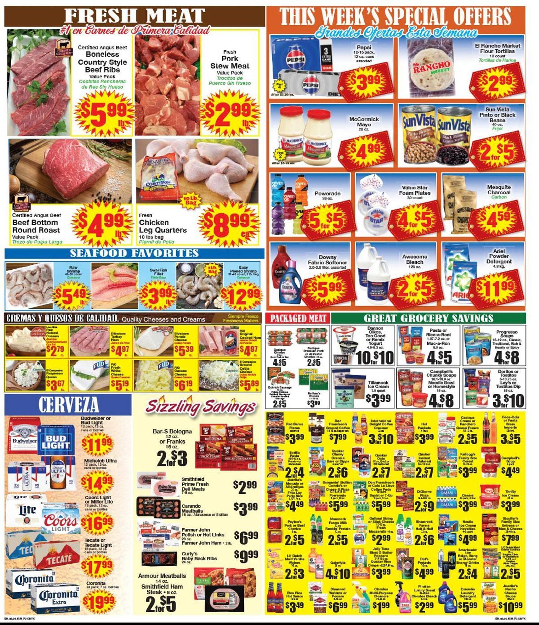 Supermercado El Rancho weekly ad