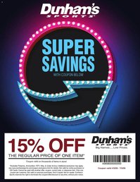 Dunham's Sports weekly ad