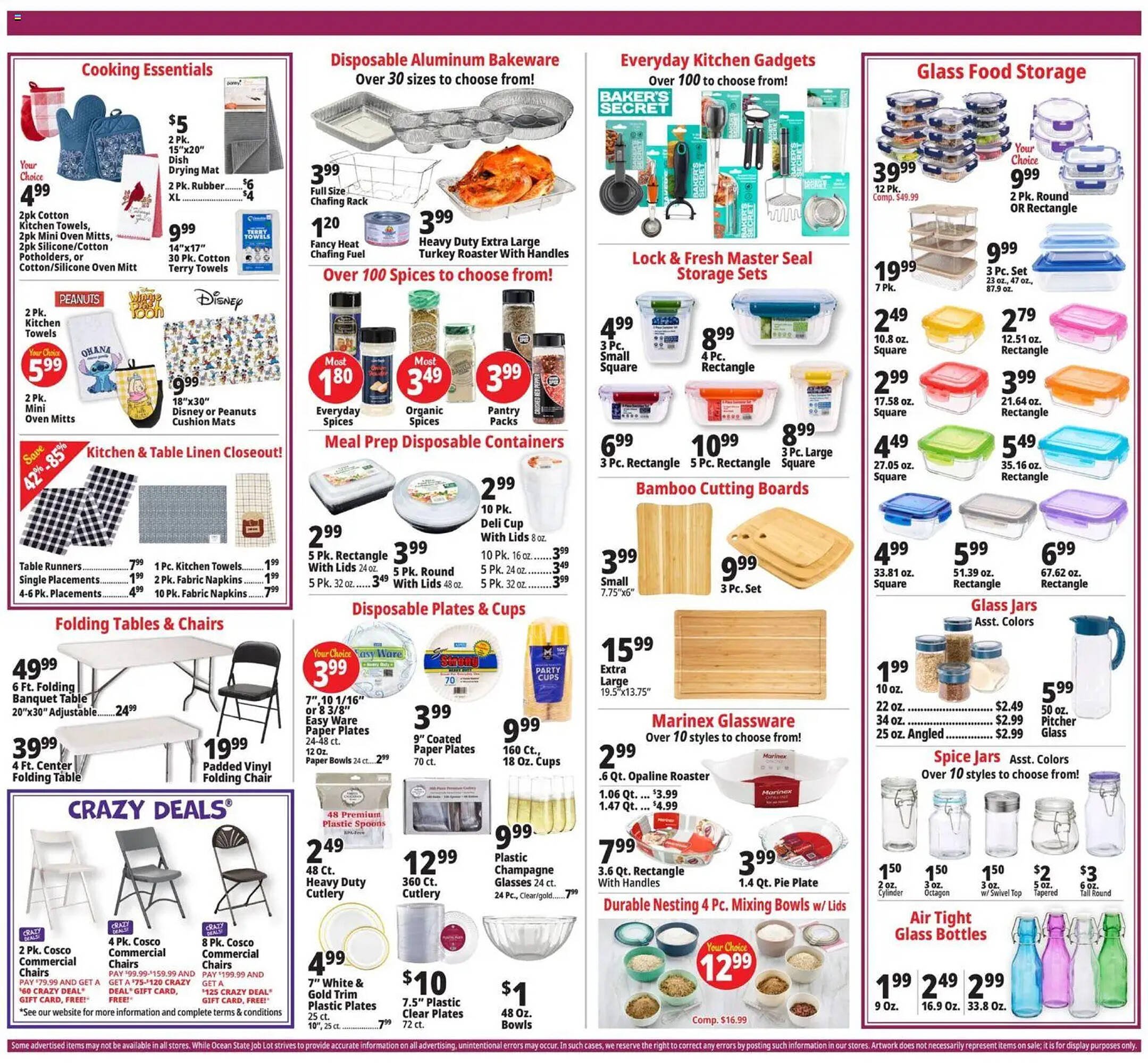 Ocean State Job Lot flyer