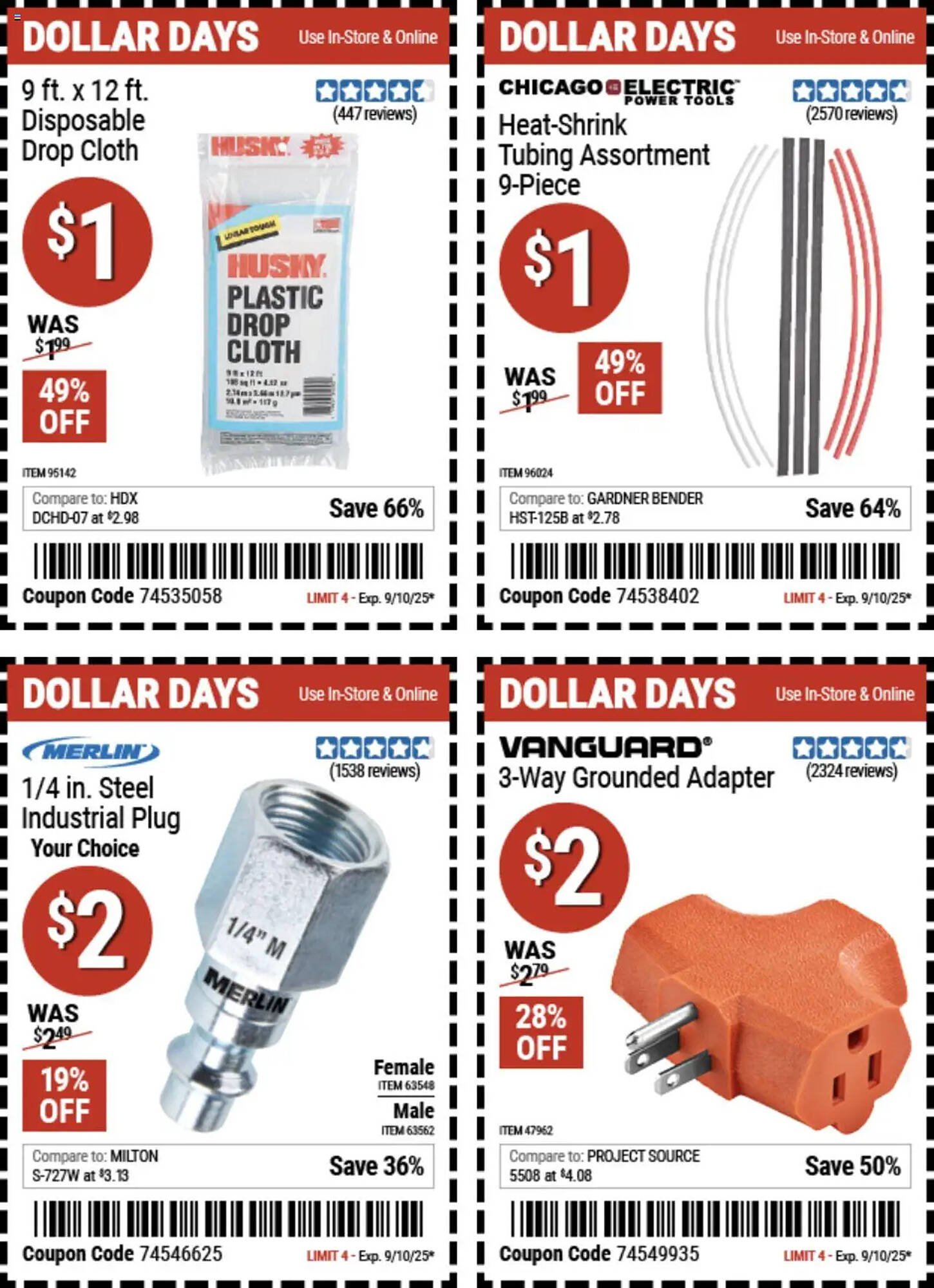 Harbor Freight Tools weekly ad (2025-09-02 - 2025-09-10) | 1