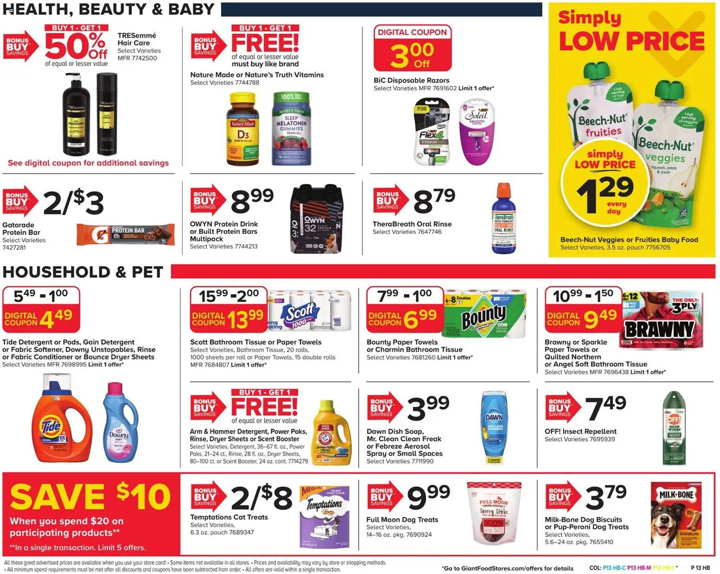 GIANT weekly ad