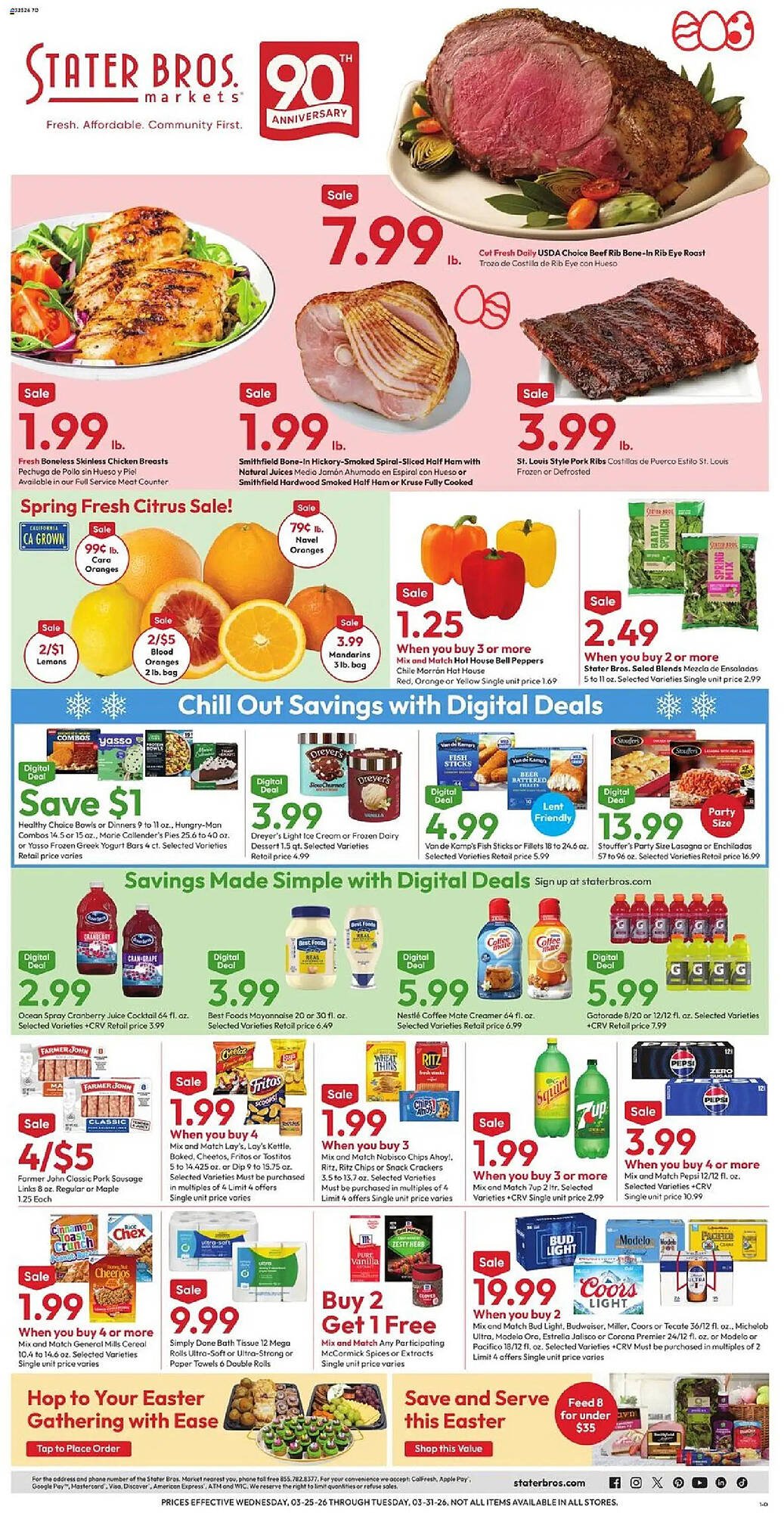 Stater Bros weekly ad