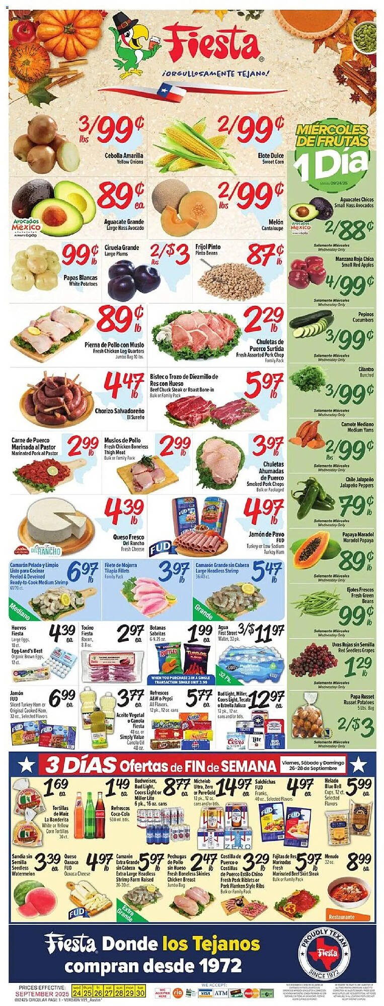 Fiesta Mart weekly ad (2025-09-24 - 2025-10-01) | 1