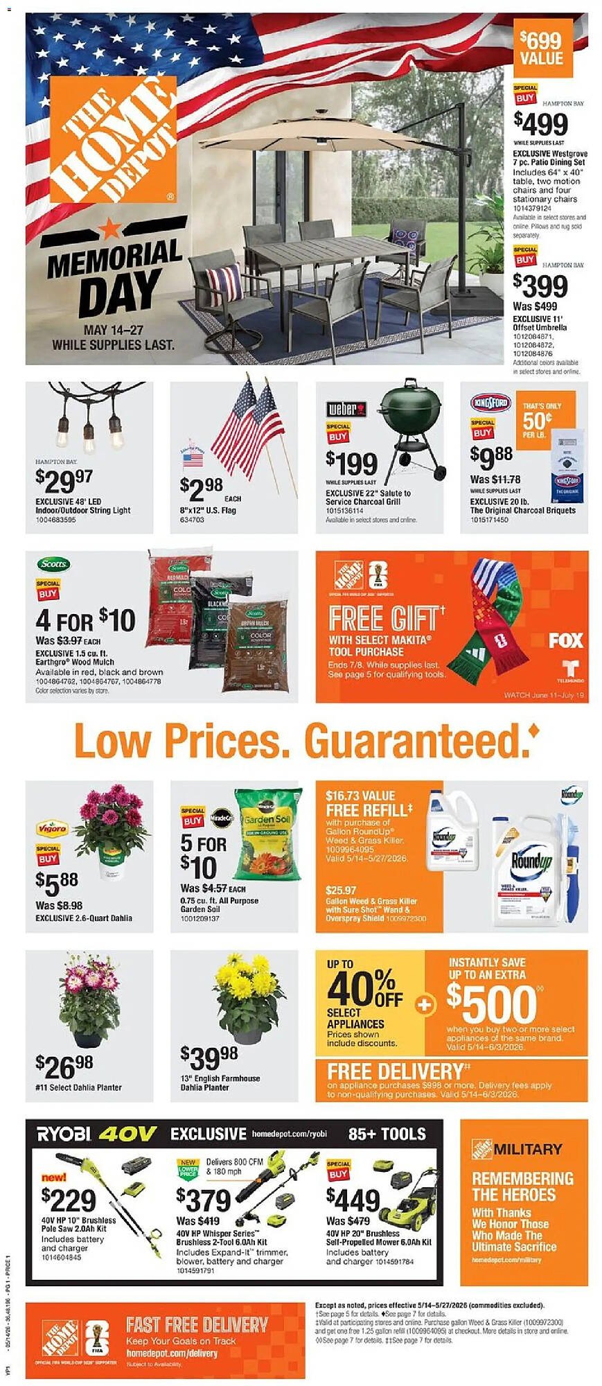 The Home Depot flyer (2026-05-14 - 2026-05-27) | 1