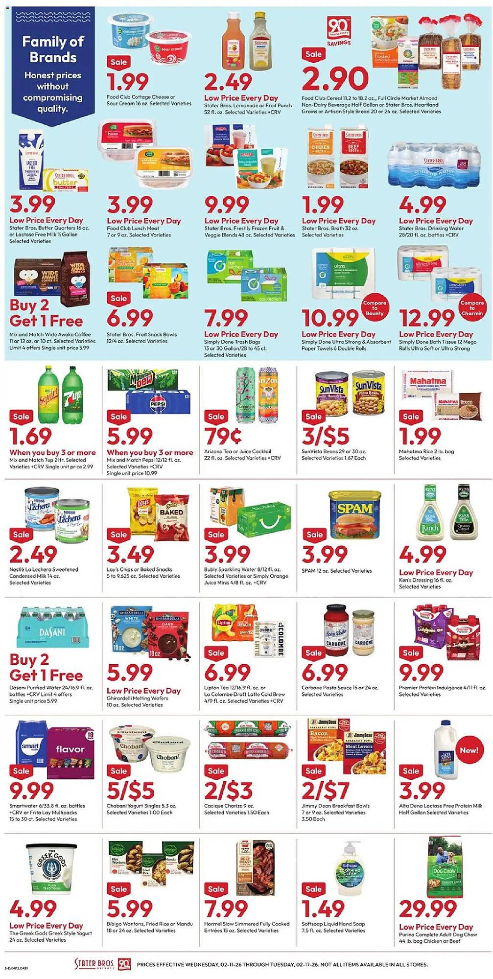 Stater Bros weekly ad