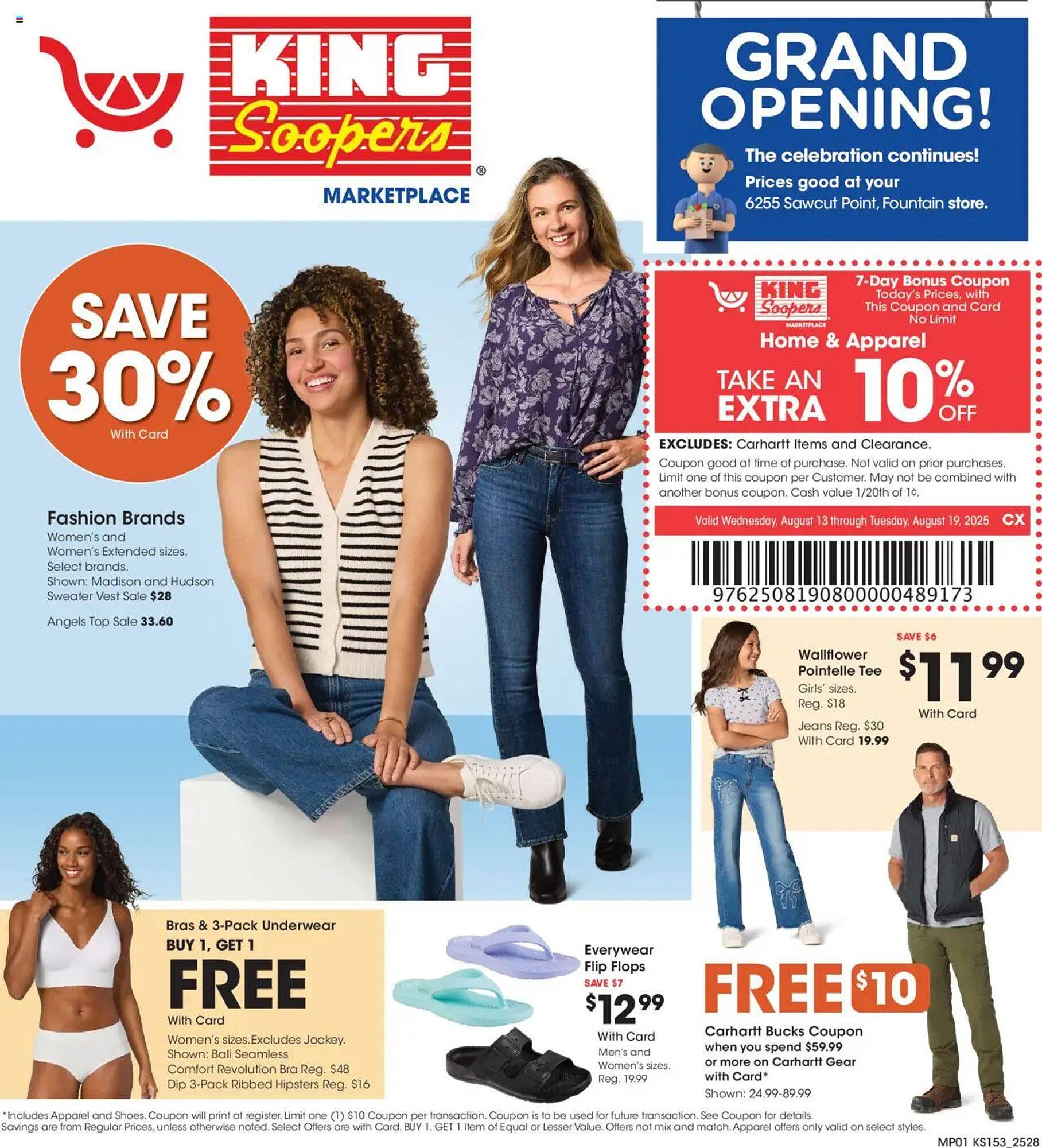King Soopers Weekly Ad (2025-08-13 - 2025-08-20) | 1
