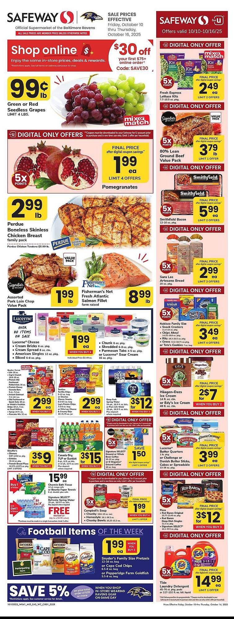 Safeway weekly ad (2025-10-10 - 2025-10-16) | 1