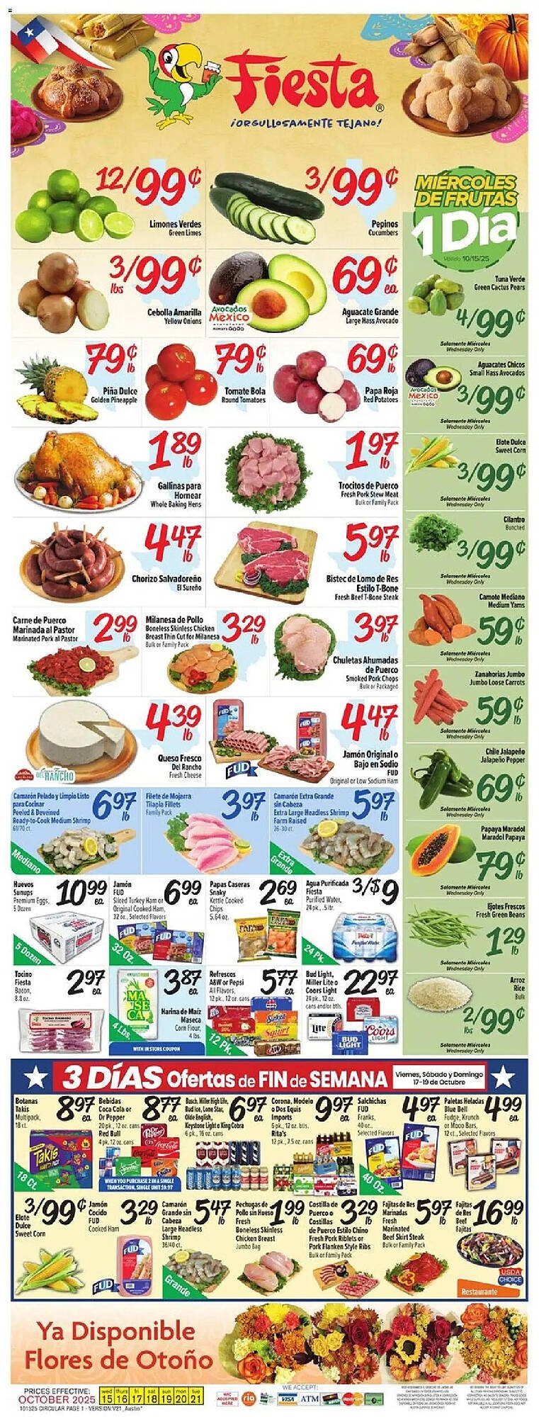 Fiesta Mart weekly ad (2025-10-15 - 2025-10-21) | 1